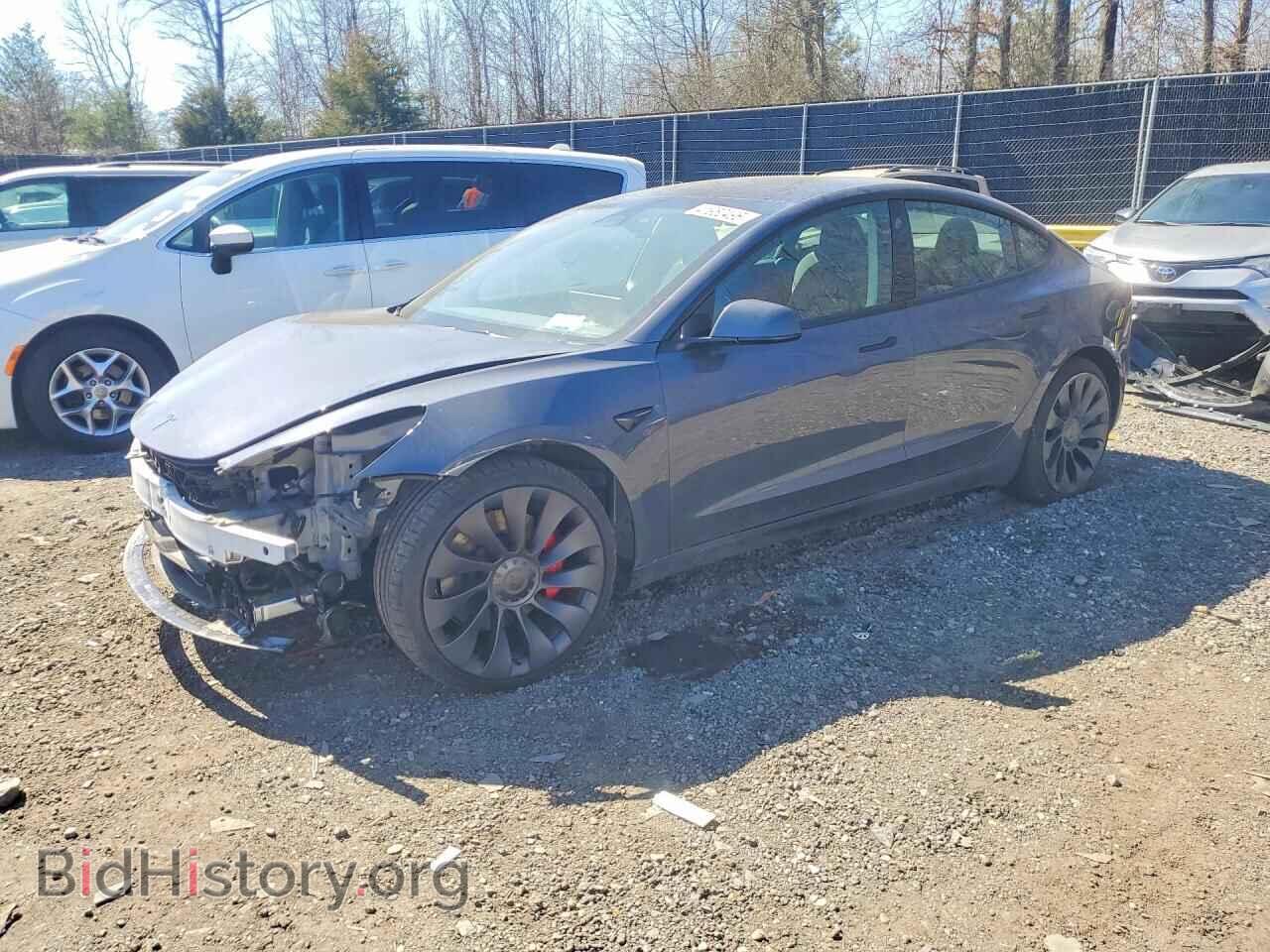 Photo 5YJ3E1ECXPF627663 - TESLA MODEL 3 2023