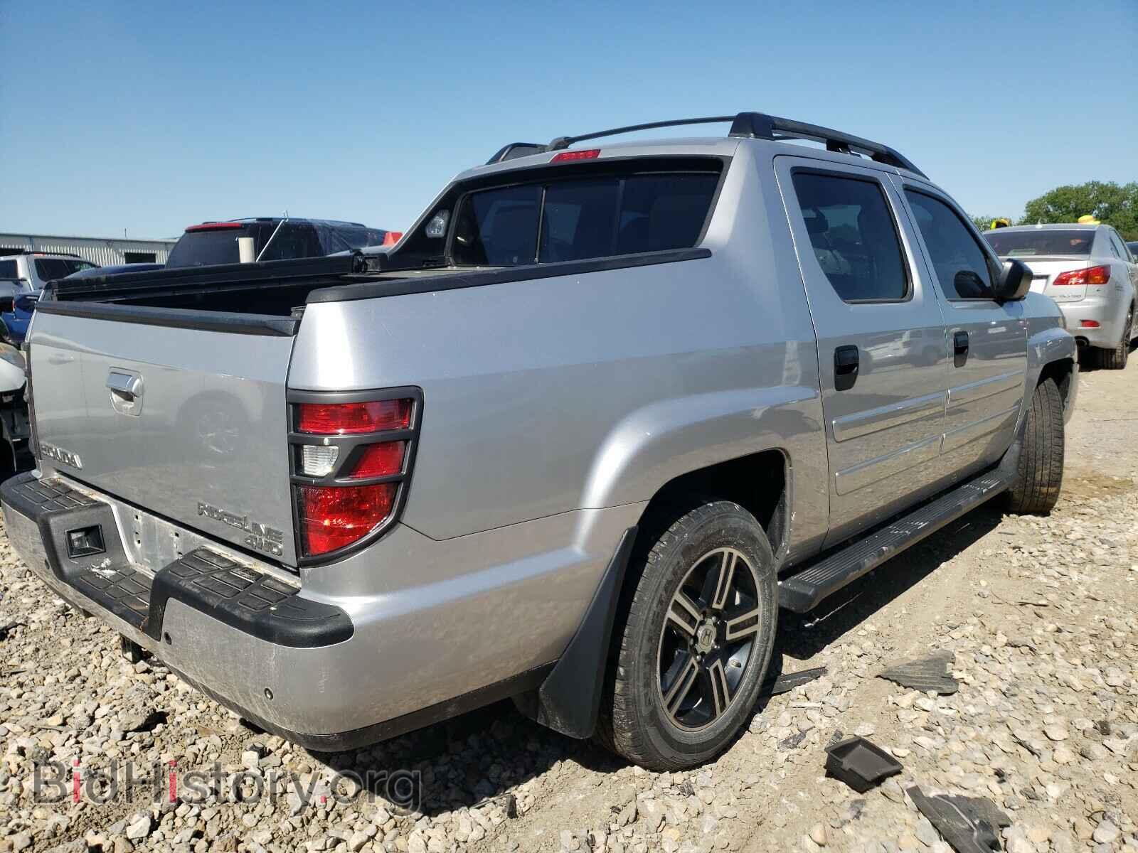 2014 HONDA RIDGELINE - VIN: 5FPYK1F7XEB007481 - Фото 4