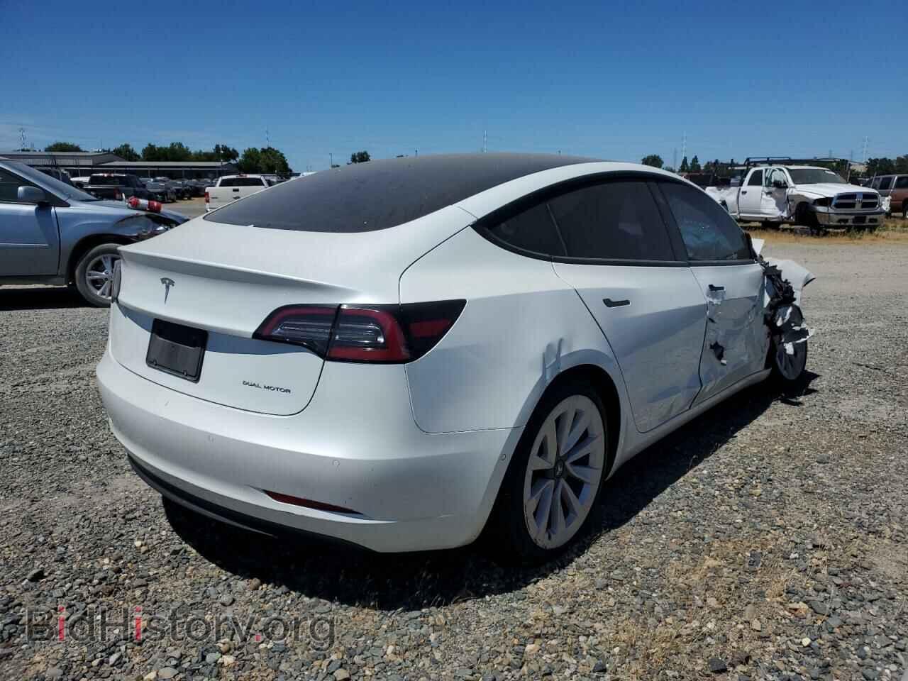 2022 TESLA MODEL 3 - VIN: 5YJ3E1EB5NF144182 - Фото 3