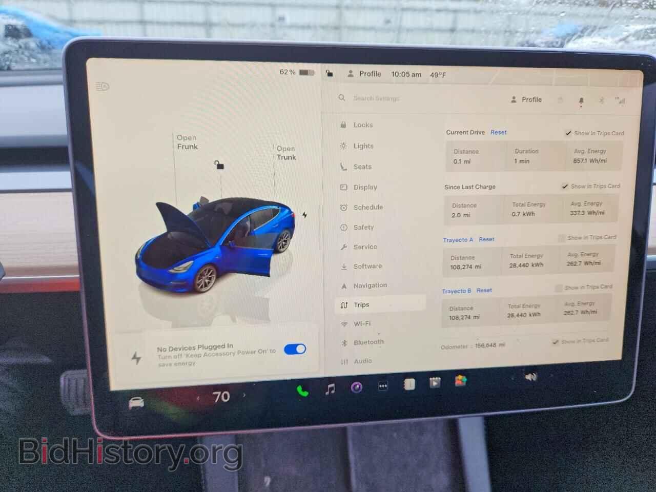2022 TESLA MODEL 3 - VIN: 5YJ3E1EA4NF369846 - Фото 9