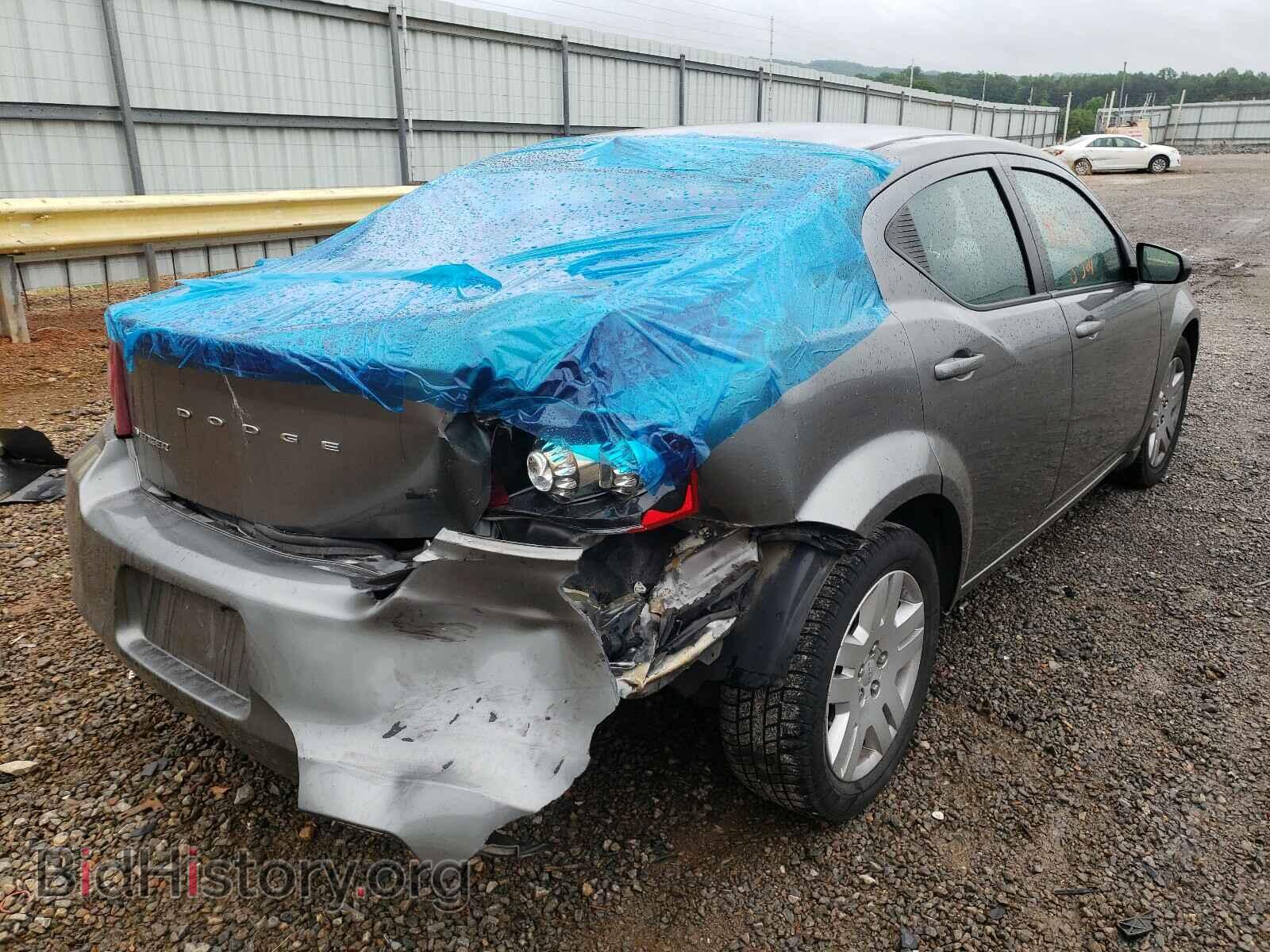 2013 DODGE AVENGER - VIN: 1C3CDZAB7DN637647 - Фото 4