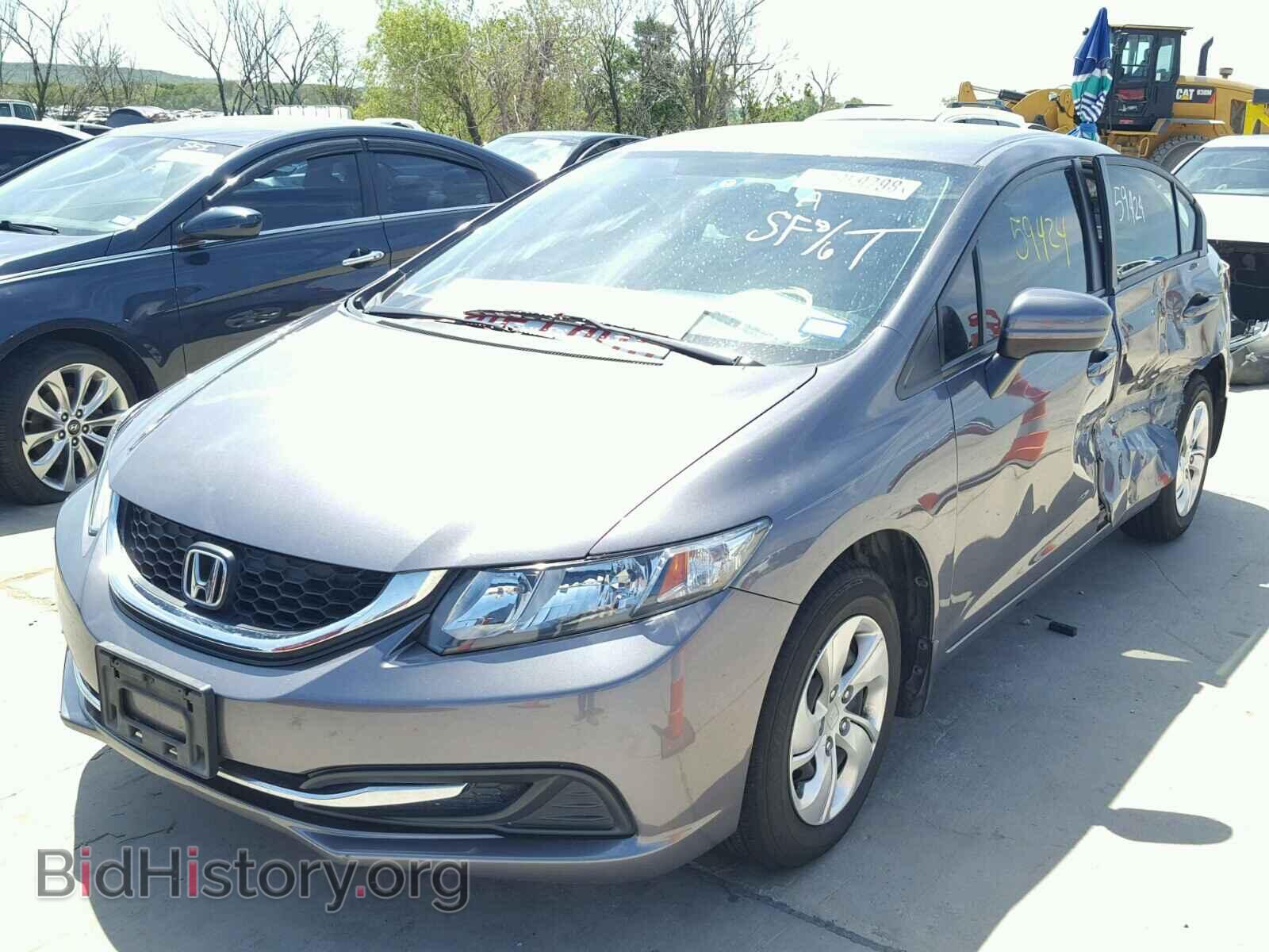 2014 HONDA CIVIC LX - VIN: 19XFB2F52EE061996 - Фото 2