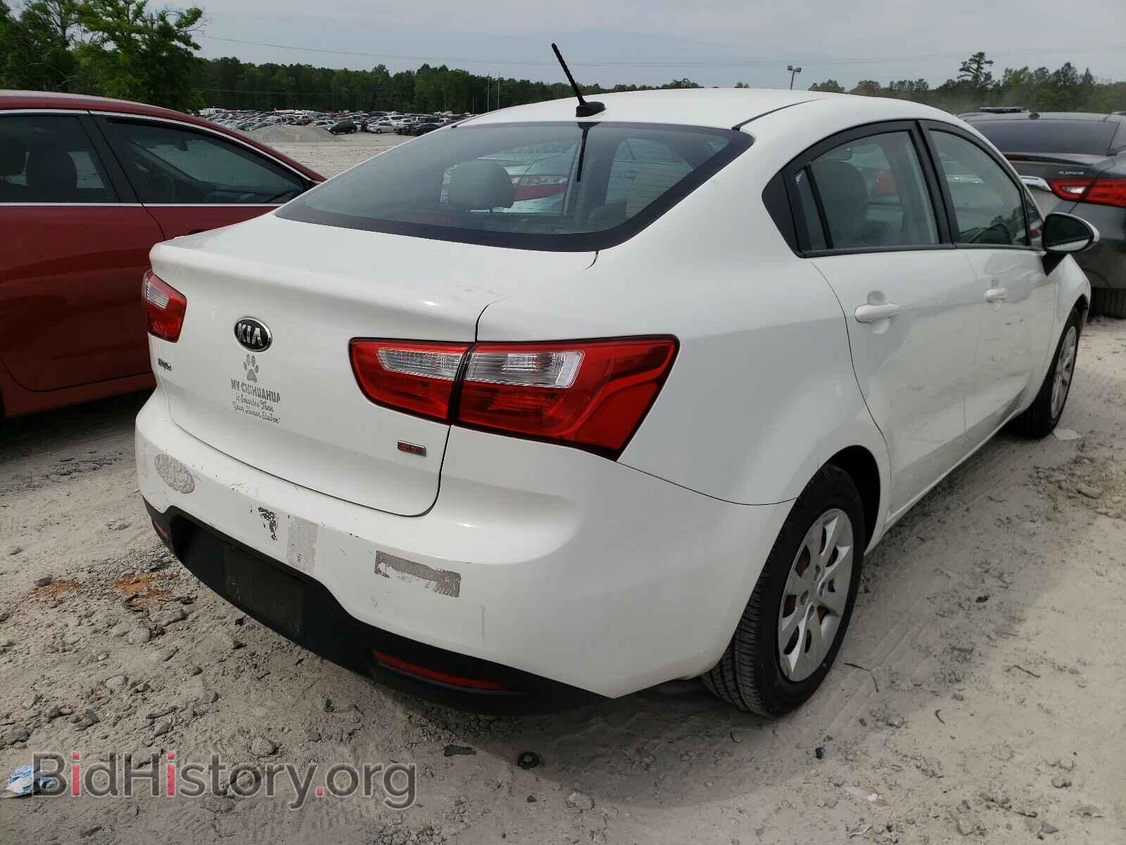 2014 KIA RIO - VIN: KNADM4A32E6386329 - Фото 4