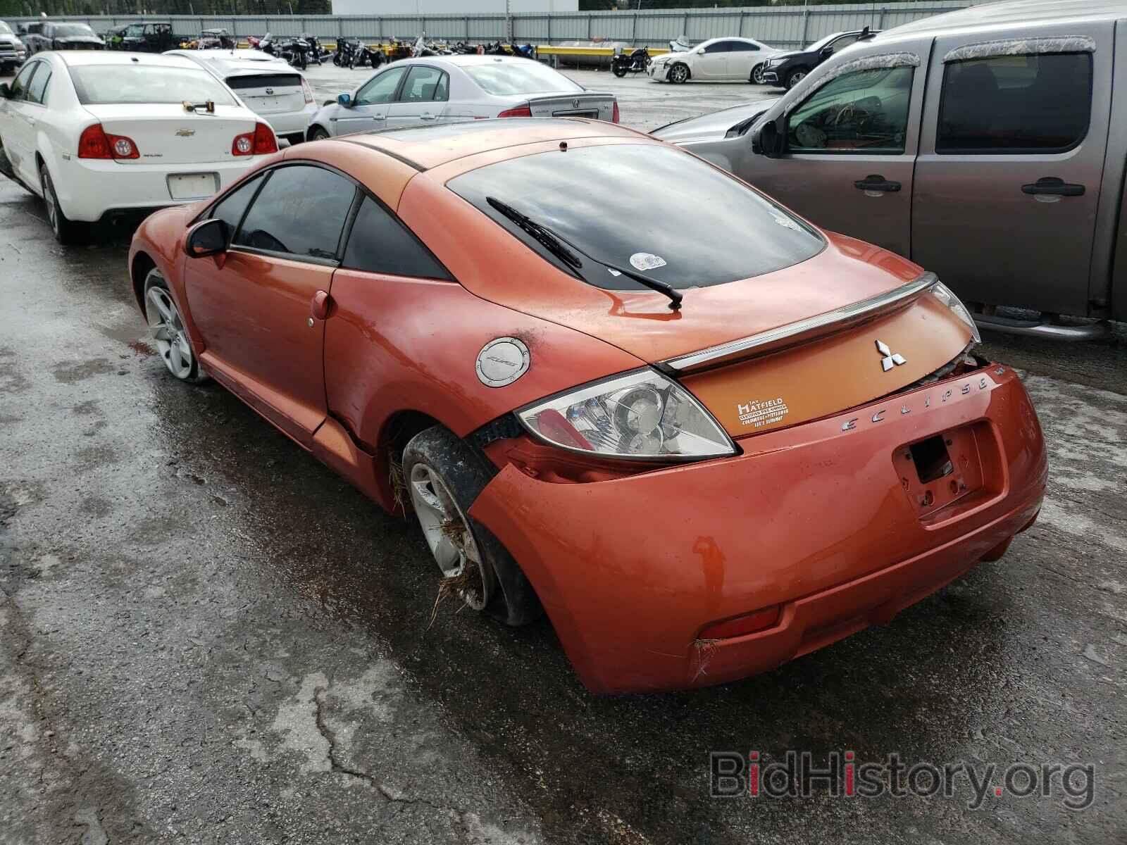 Report 4A3AK24F67E004458 MITSUBISHI ECLIPSE 2007 ORANGE