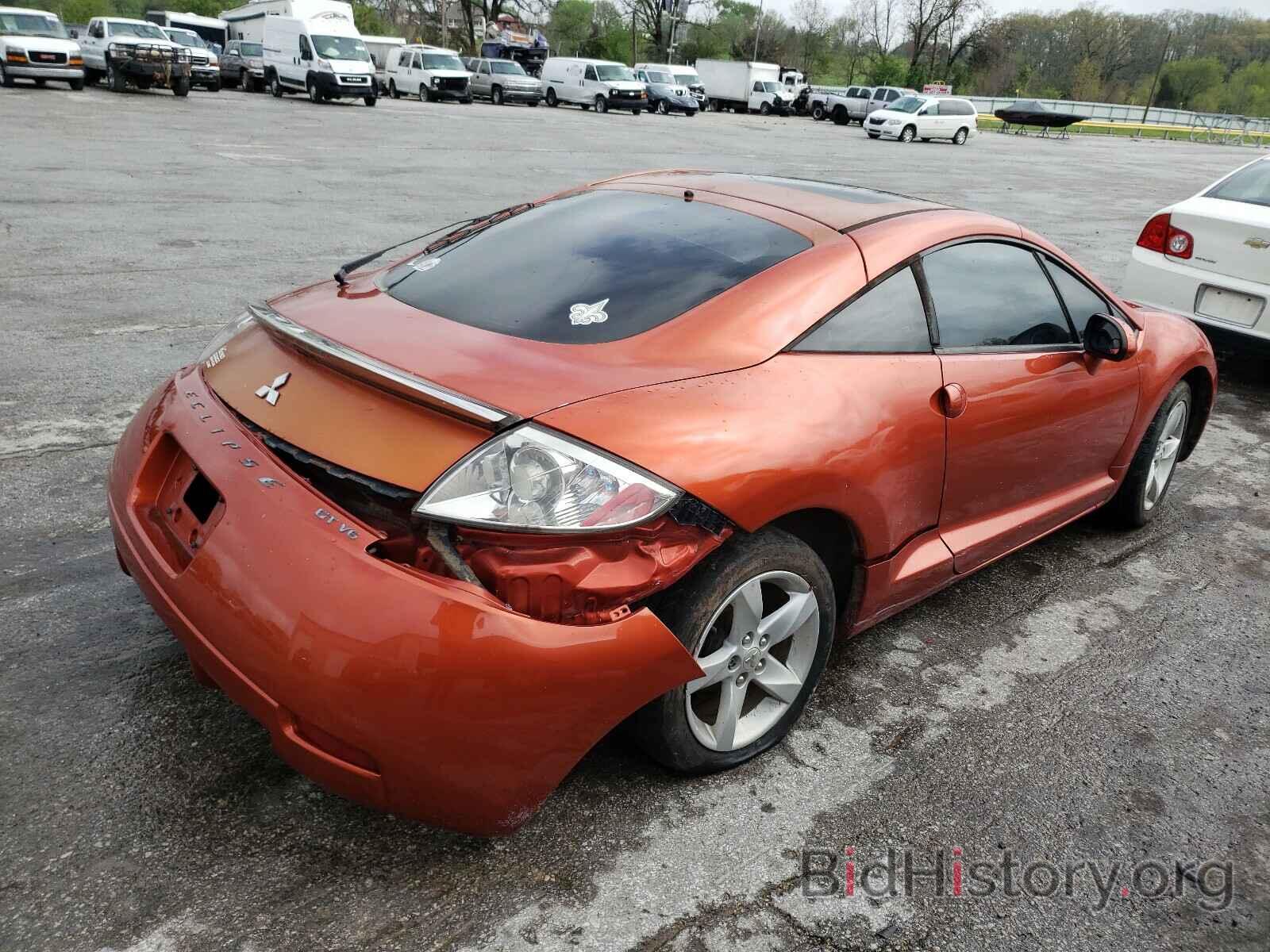 Report 4A3AK24F67E004458 MITSUBISHI ECLIPSE 2007 ORANGE