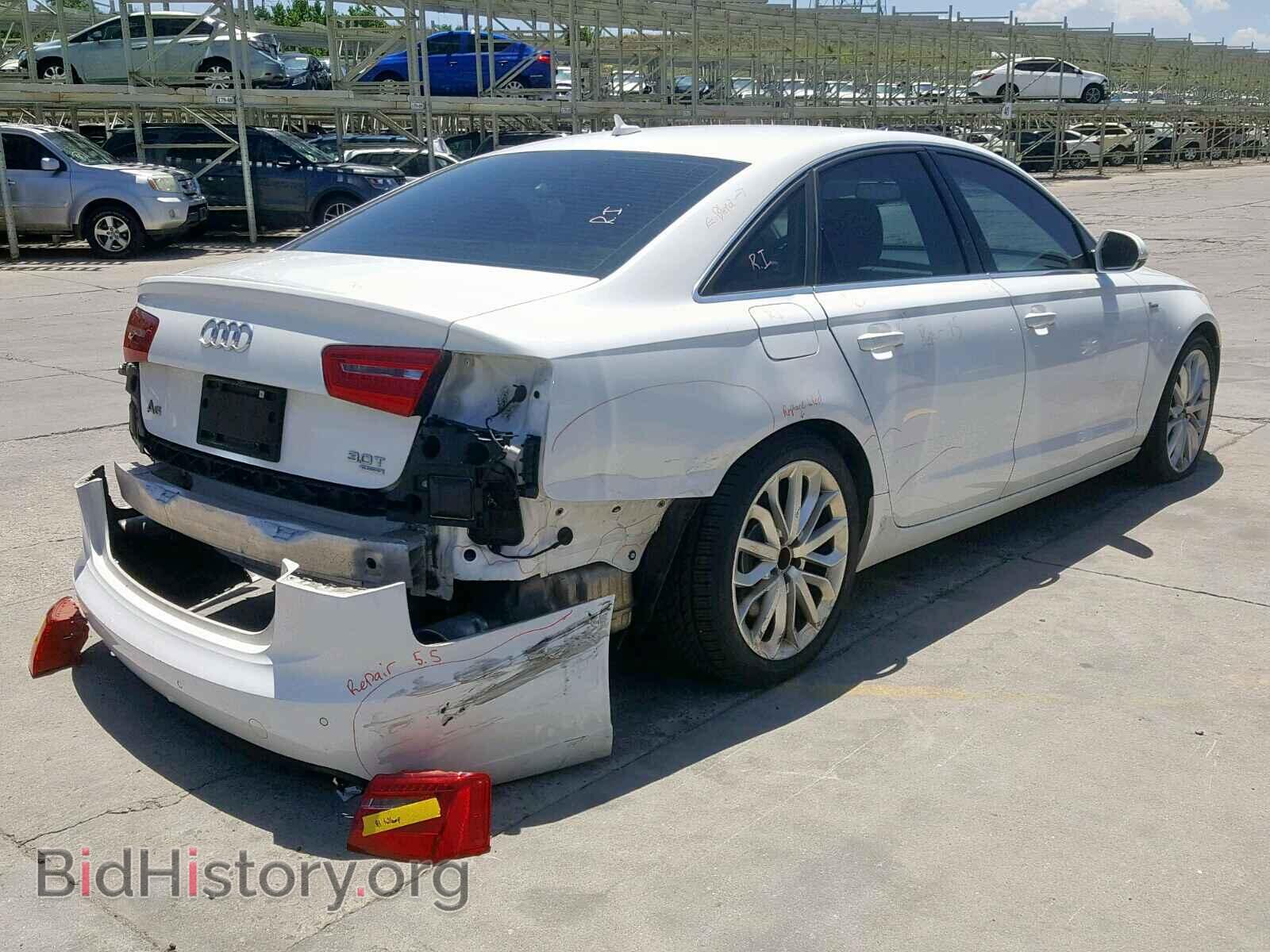2012 AUDI A6 - VIN: WAUBGAFC5CN009258 - Фото 4