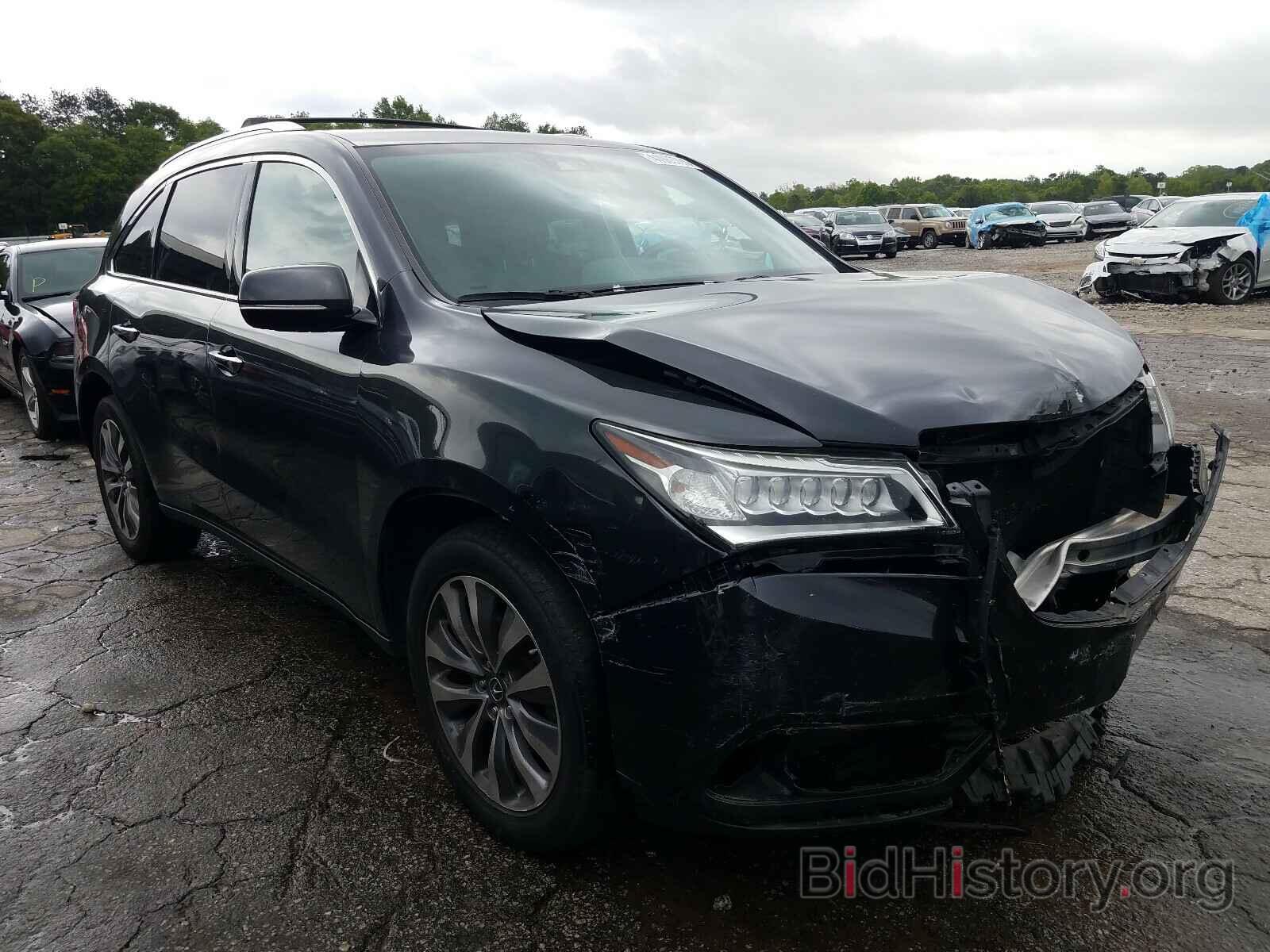 Photo 5FRYD3H42EB012853 - ACURA MDX 2014