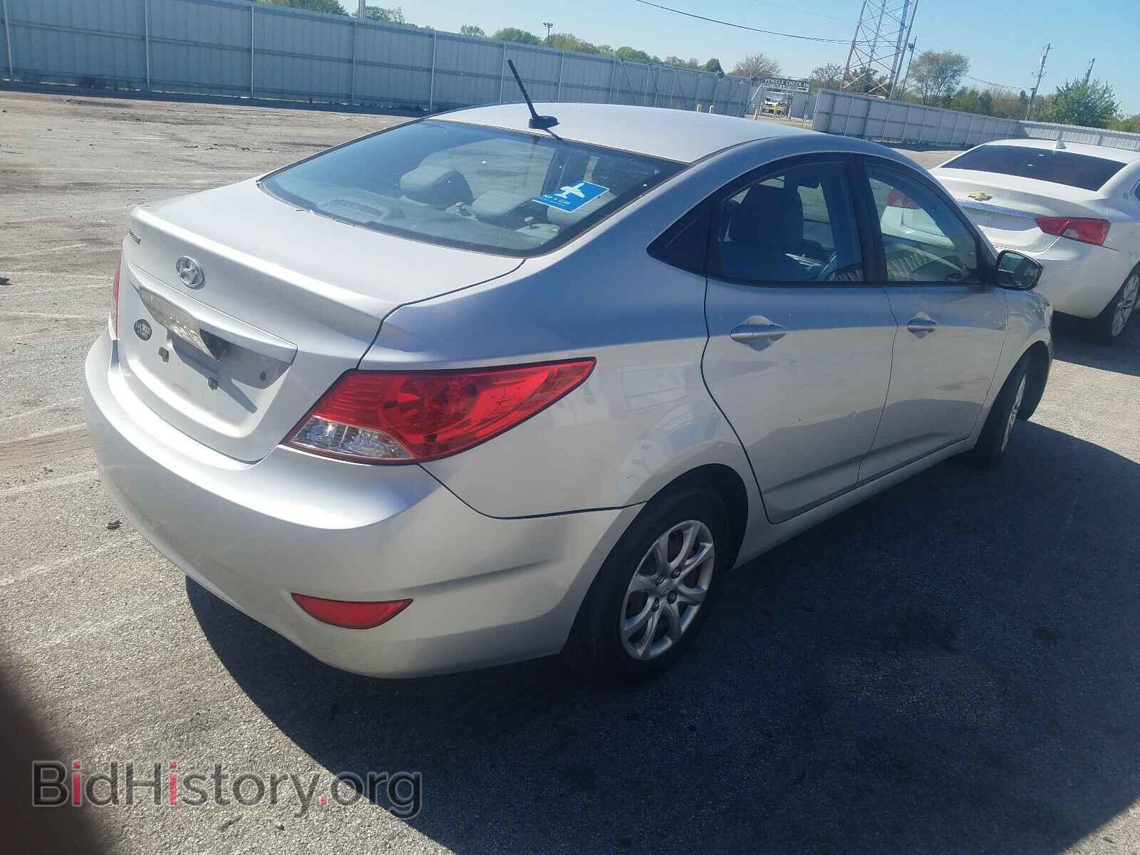 2013 HYUNDAI ACCENT - VIN: KMHCT4AE8DU420752 - Фото 4