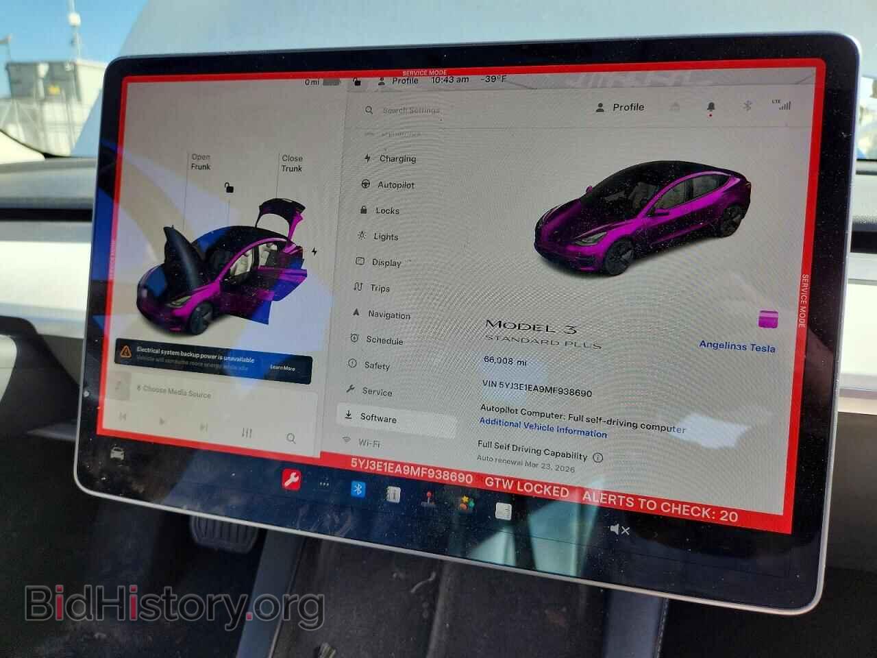 2021 TESLA MODEL 3 - VIN: 5YJ3E1EA9MF938690 - Photo 9