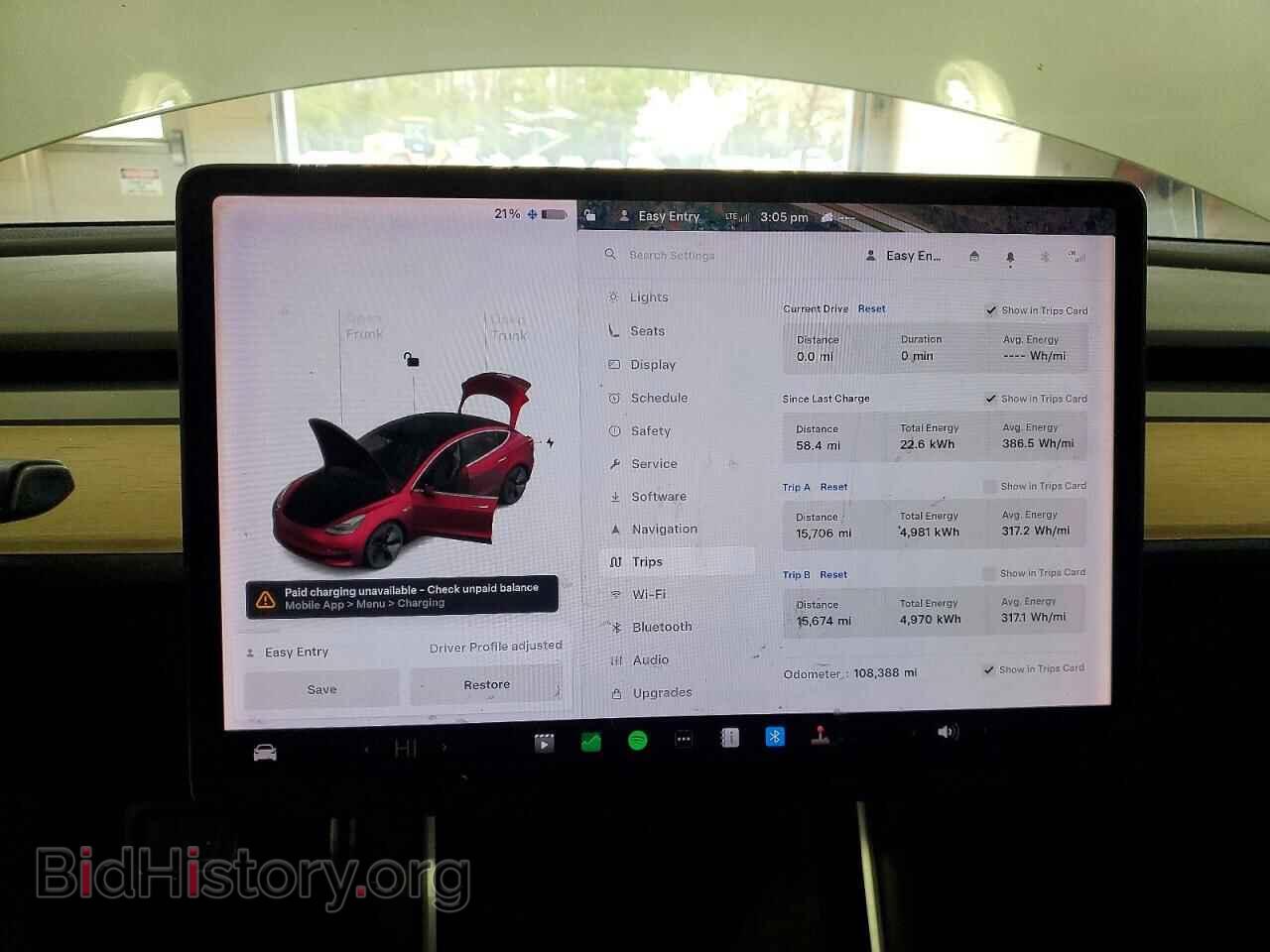 2019 TESLA MODEL 3 - VIN: 5YJ3E1EA1KF482567 - Photo 9