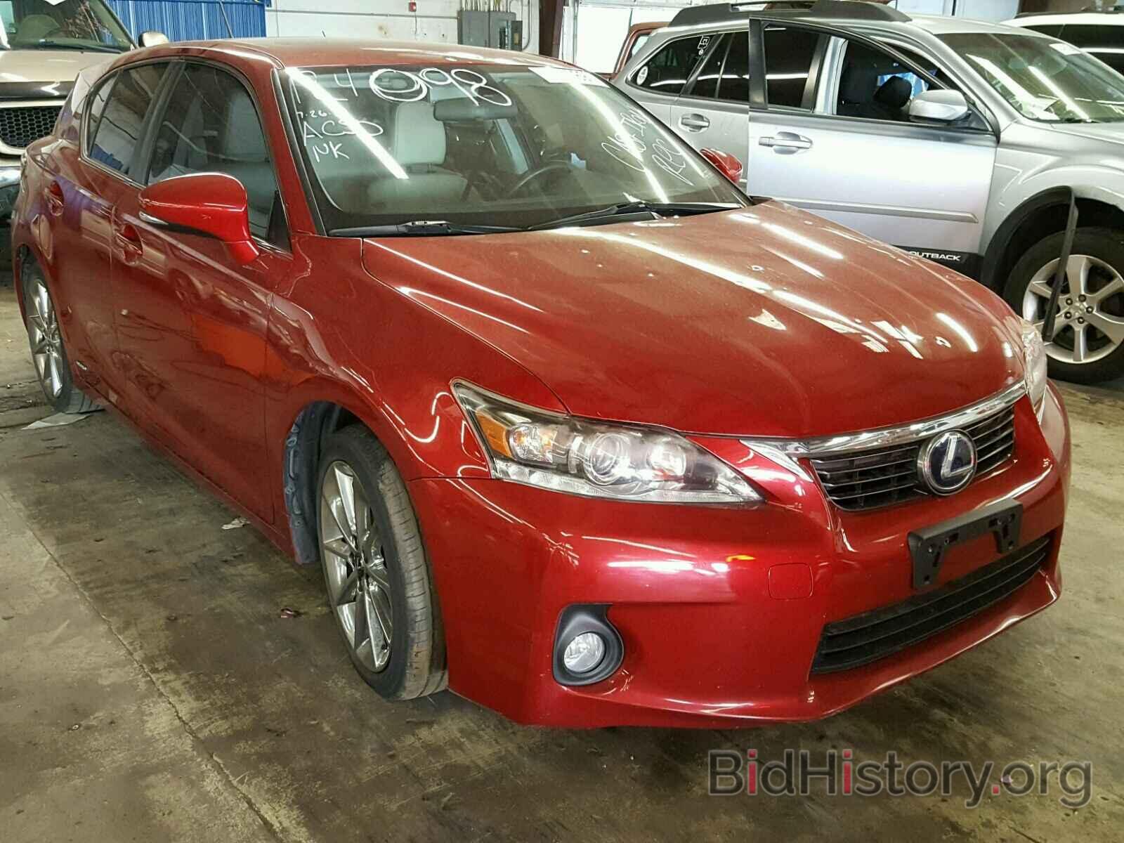 Photo JTHKD5BH2C2071155 - LEXUS CT 200 2012