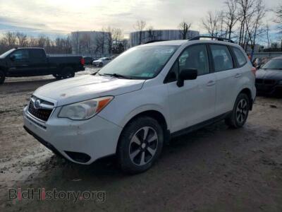 2015 Subaru FORESTER 2.5I, белый — VIN JF2SJABC6FH526325, Copart