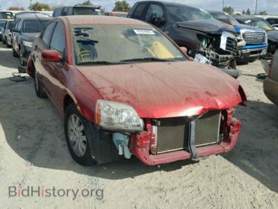 2012 Mitsubishi GALANT, бордовый — VIN 4A32B2FF3CE021410, Copart
