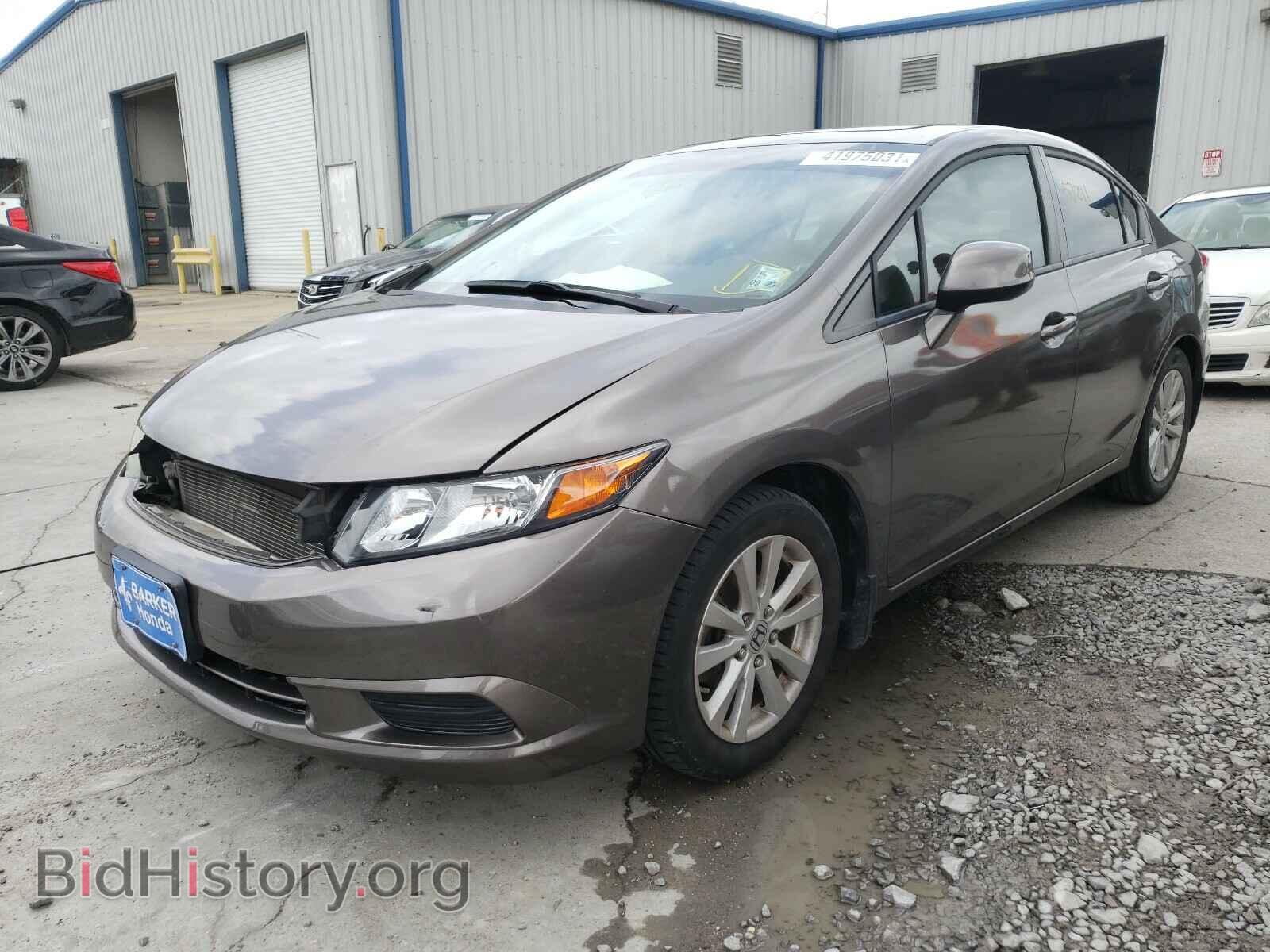 2012 HONDA CIVIC - VIN: 2HGFB2F83CH595909 - Фото 2