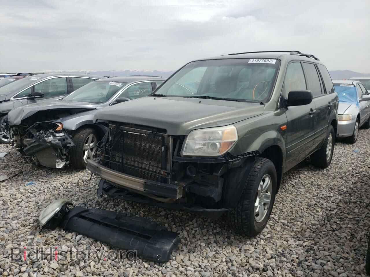 2006 HONDA PILOT - VIN: 2HKYF18166H001122 - Фото 2