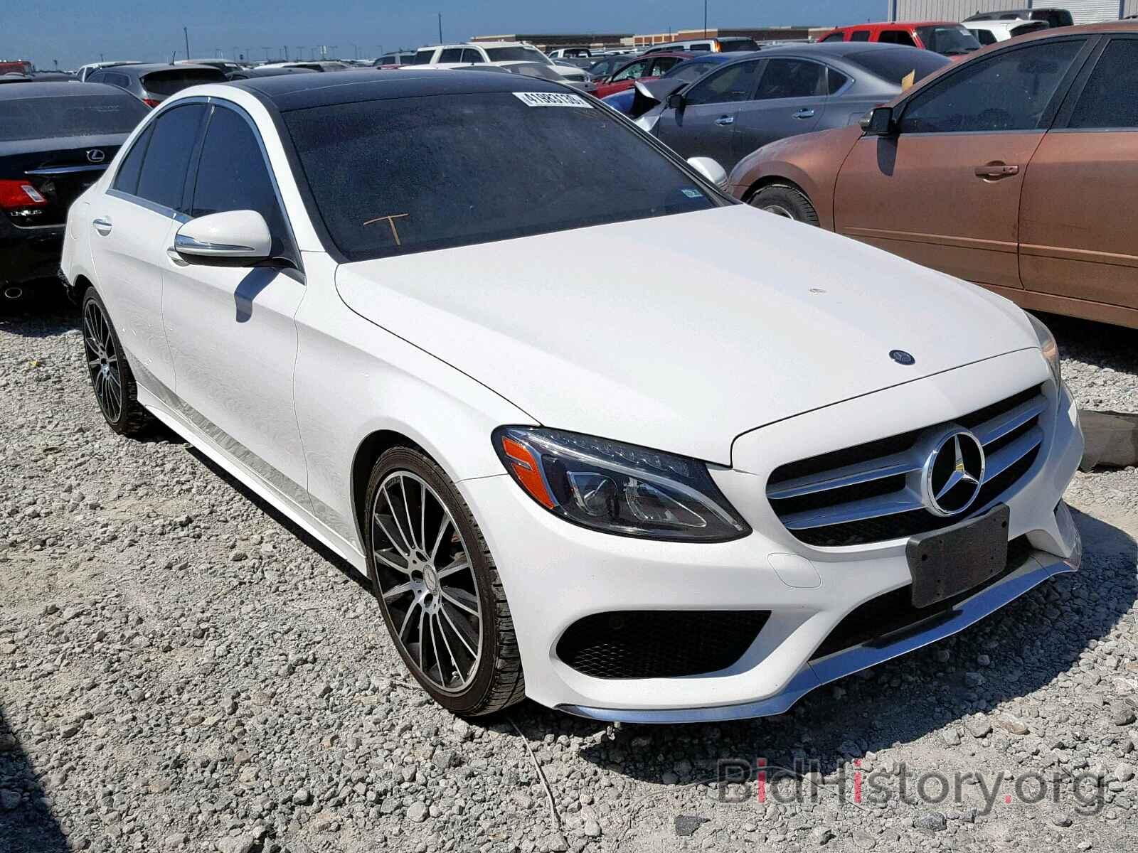 Photo 55SWF4JB6FU074404 - MERCEDES-BENZ C CLASS 2015