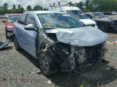 2017 Chevrolet SONIC Sonic LT, синий — VIN 1G1JD5SH0H4128342, Copart