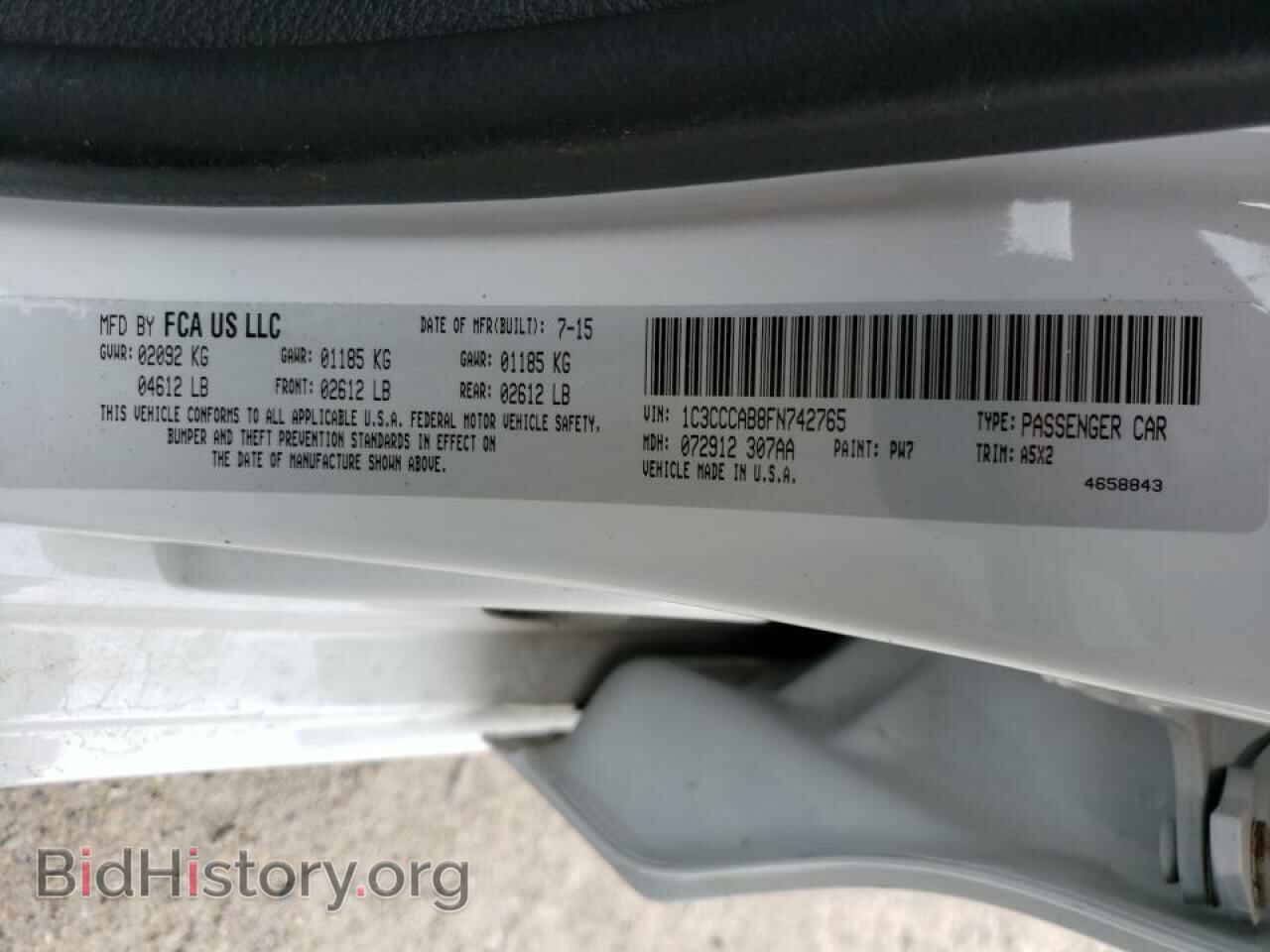 2015 CHRYSLER 200 - VIN: 1C3CCCAB8FN742765 - Фото 10