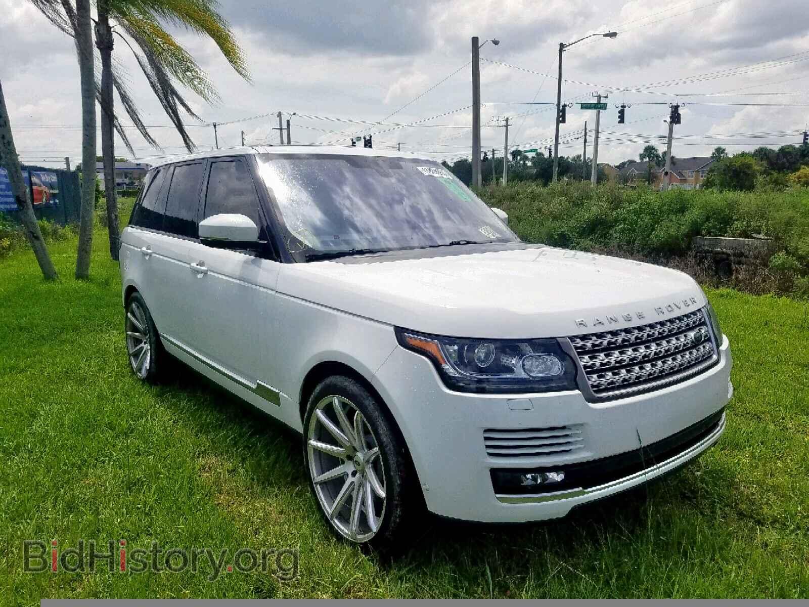 Photo SALGS2KF4GA250005 - LAND ROVER RANGE ROVE 2016