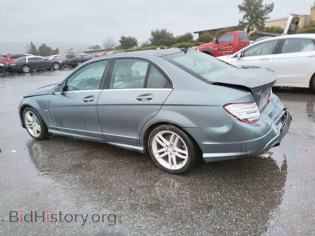 2012 MERCEDES-BENZ C-CLASS - VIN: WDDGF4HB8CA639841 - Фото 2