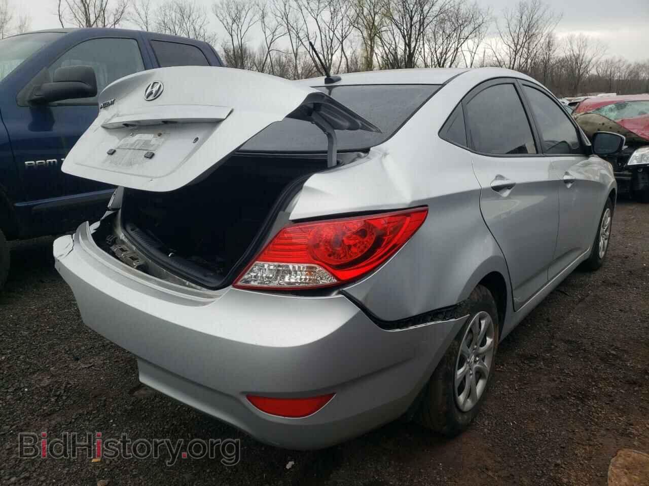 2013 HYUNDAI ACCENT - VIN: KMHCT4AE0DU416968 - Фото 4