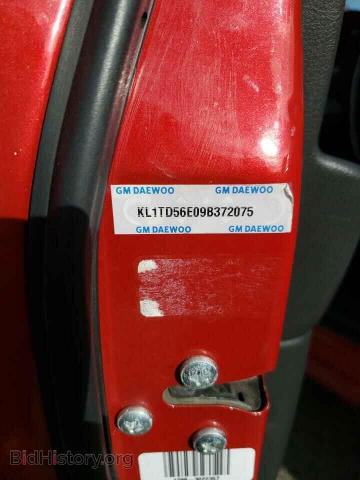 2009 CHEVROLET AVEO - VIN: KL1TD56E09B372075 - Фото 12