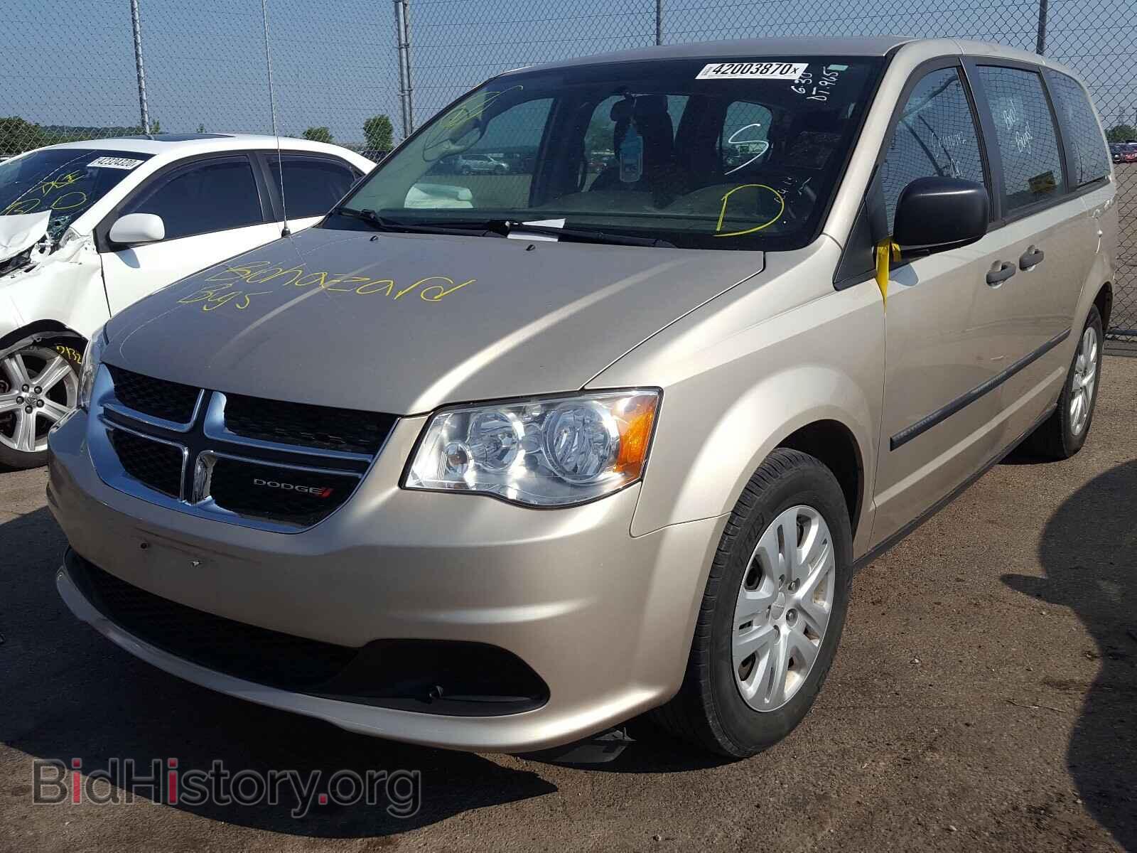 2014 DODGE CARAVAN - VIN: 2C4RDGBG5ER476742 - Фото 2