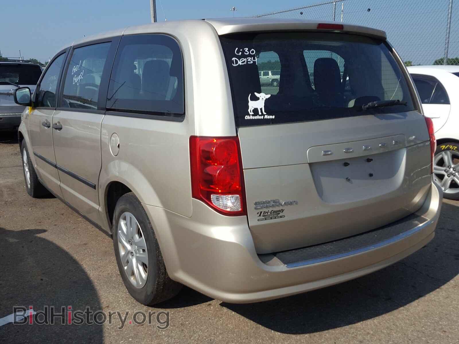 2014 DODGE CARAVAN - VIN: 2C4RDGBG5ER476742 - Фото 3