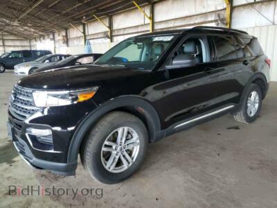 2023 Ford EXPLORER XLT, black — VIN 1FMSK8DH2PGB69080, Copart