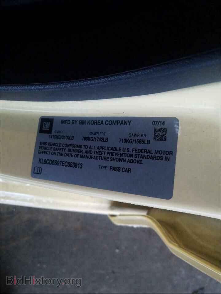 2014 CHEVROLET SPARK - VIN: KL8CD6S97EC583813 - Фото 10