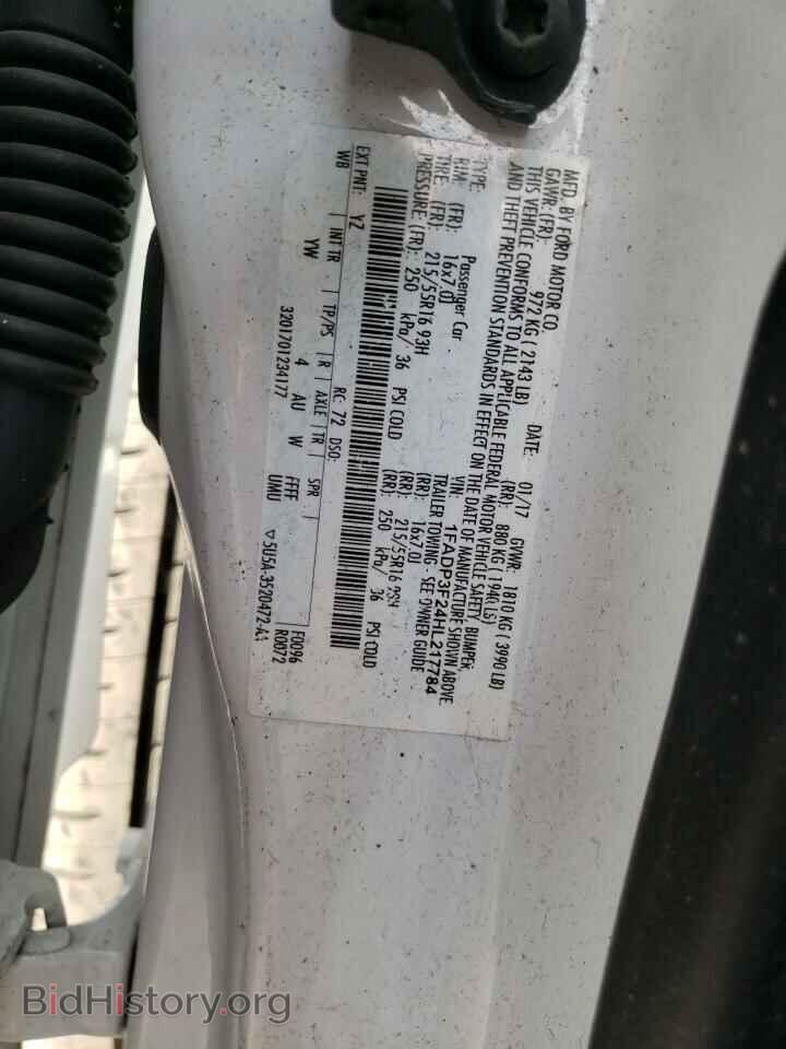2017 FORD FOCUS - VIN: 1FADP3F24HL217784 - Фото 10