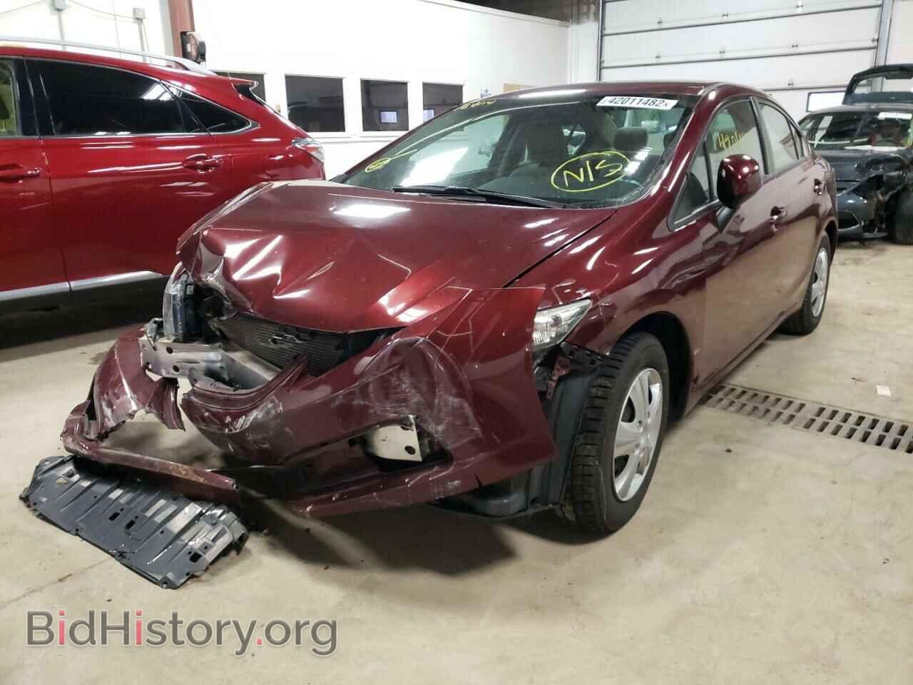 2013 HONDA CIVIC - VIN: 2HGFB2F55DH560053 - Фото 2