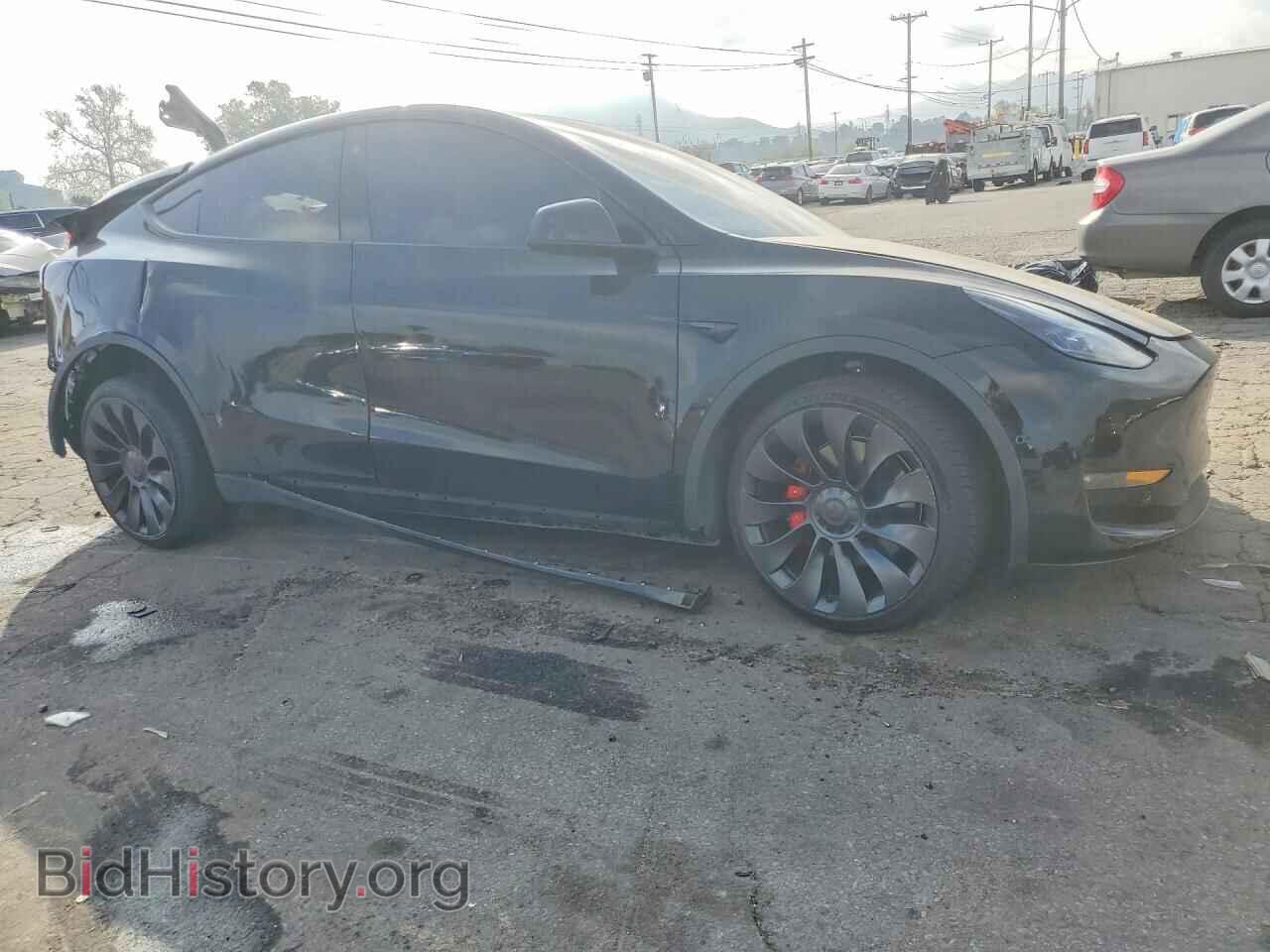2022 TESLA MODEL Y - VIN: 7SAYGDEFXNF573065 - Фото 4