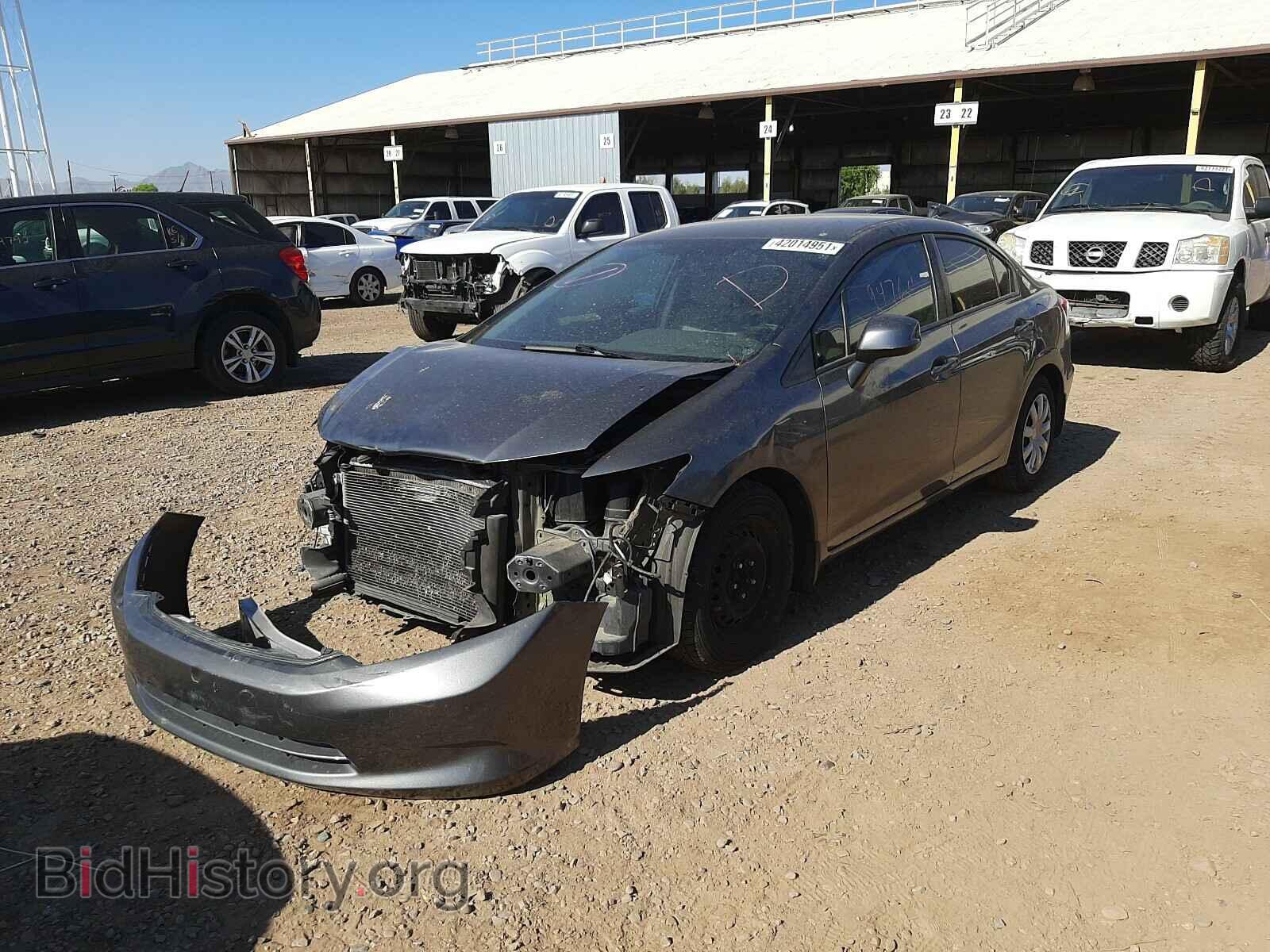 2012 HONDA CIVIC - VIN: 19XFB2F5XCE090935 - Фото 2