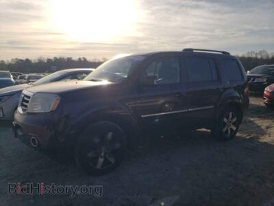 2014 Honda PILOT Pilot Tour, maroon — VIN 5FNYF4H99EB039898, Copart