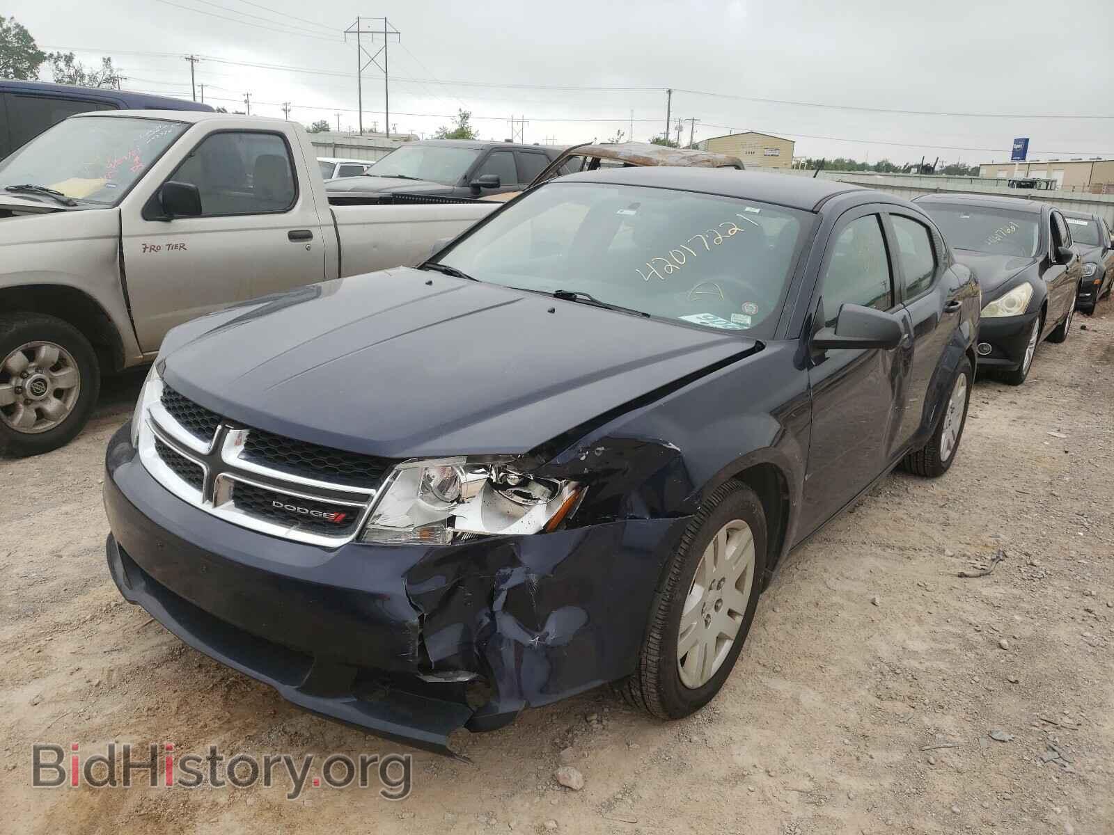 2014 DODGE AVENGER - VIN: 1C3CDZAB5EN144079 - Фото 2