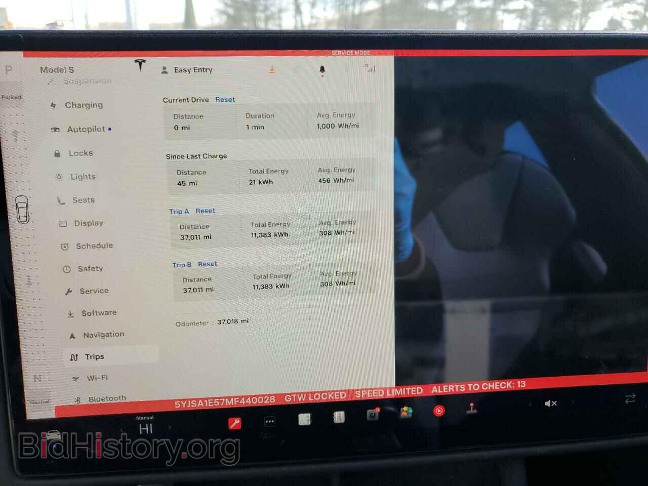 2021 TESLA MODEL S - VIN: 5YJSA1E57MF440028 - Photo 9