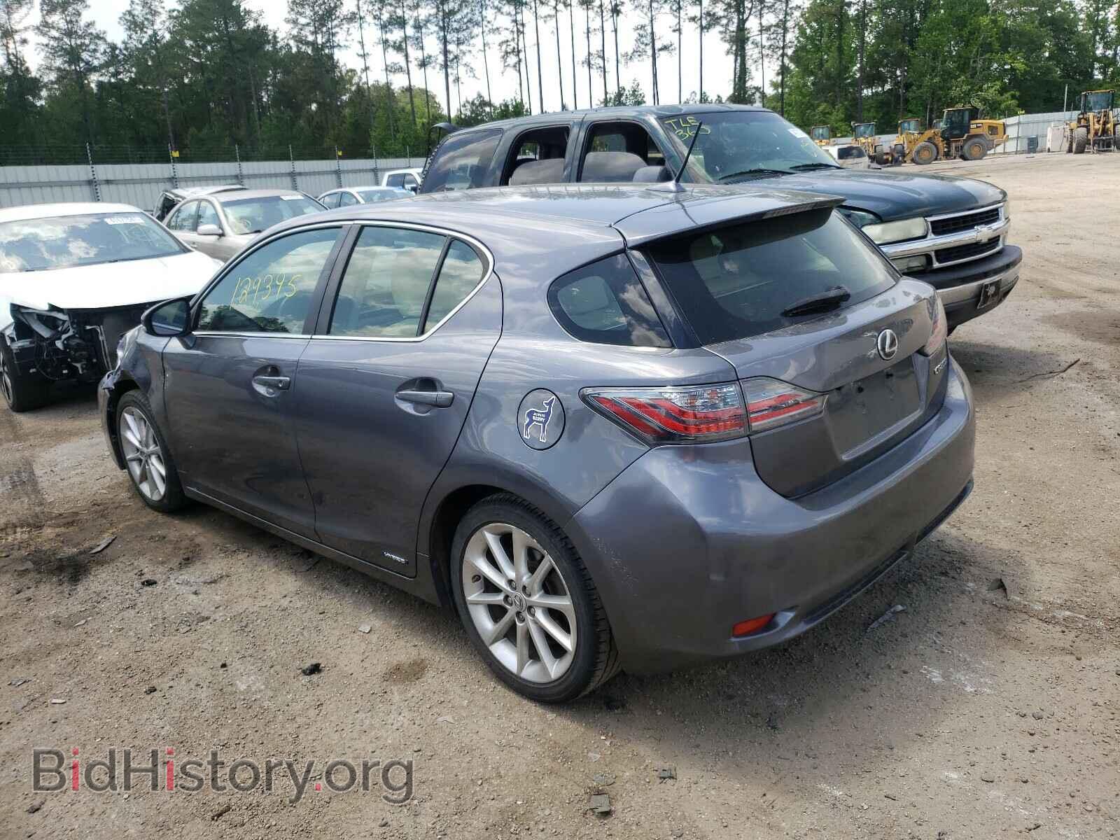 2012 LEXUS CT 200 - VIN: JTHKD5BH4C2084408 - Фото 3