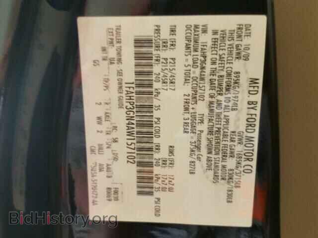 2010 FORD FOCUS - VIN: 1FAHP3GN4AW157102 - Фото 10