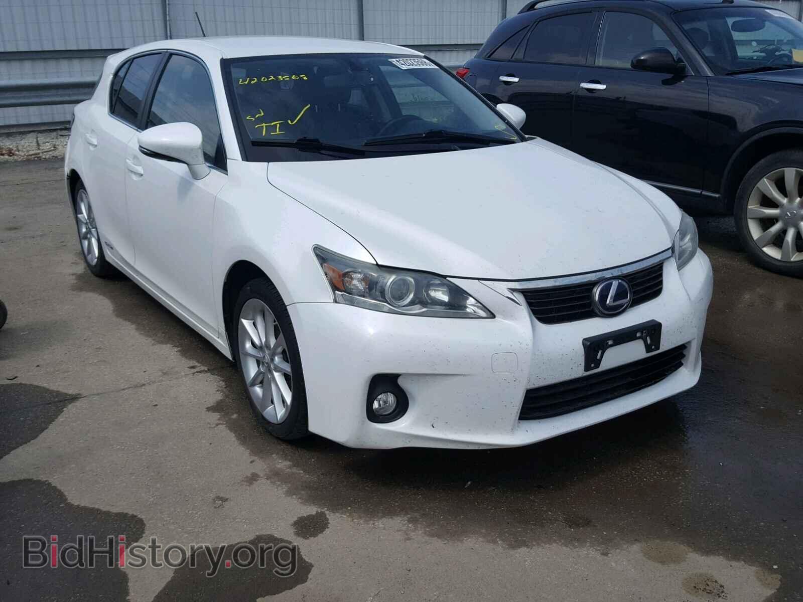 Photo JTHKD5BH6B2007618 - LEXUS CT 200 2011