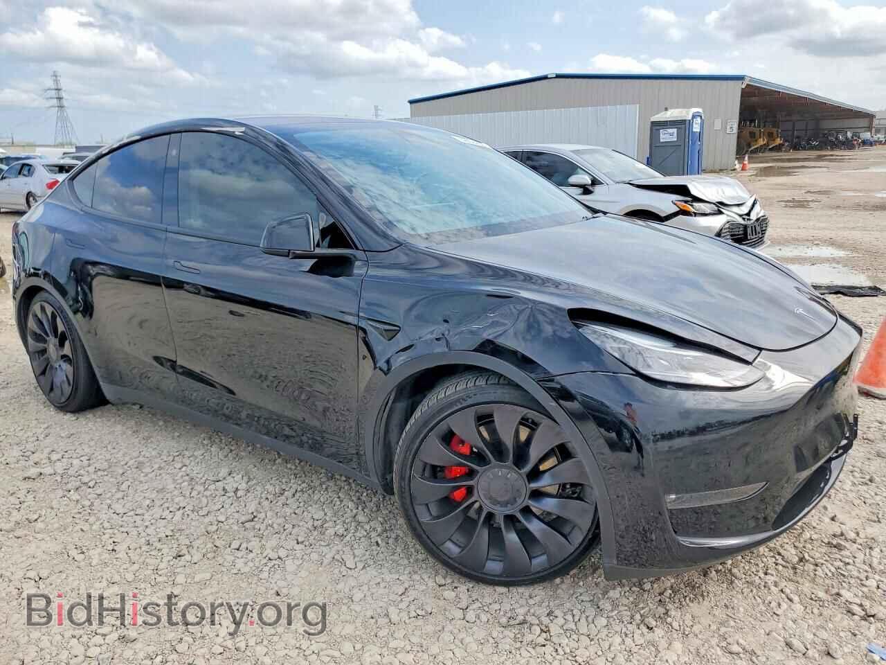 2022 TESLA MODEL Y - VIN: 7SAYGDEF4NF454587 - Фото 4