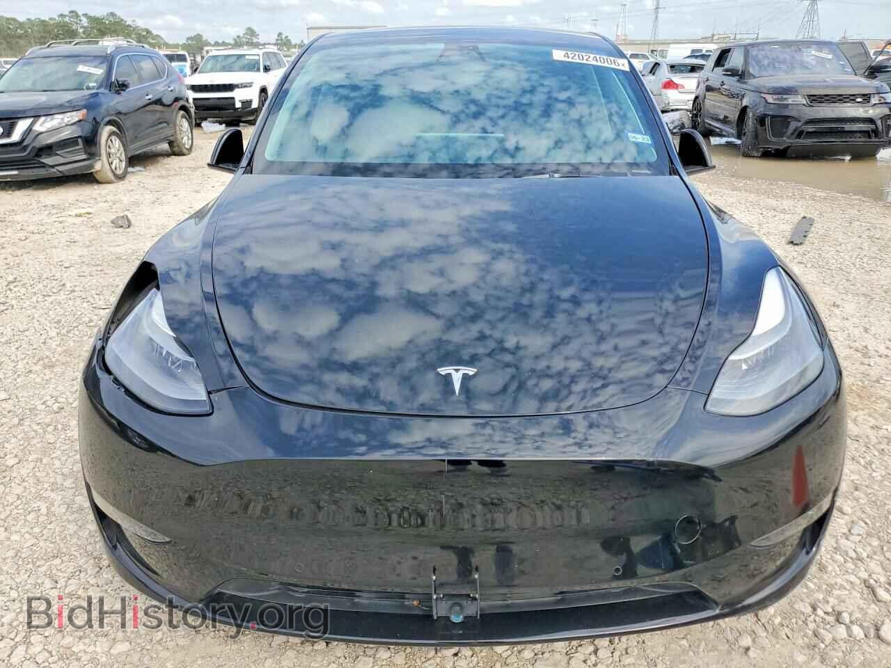 2022 TESLA MODEL Y - VIN: 7SAYGDEF4NF454587 - Фото 5