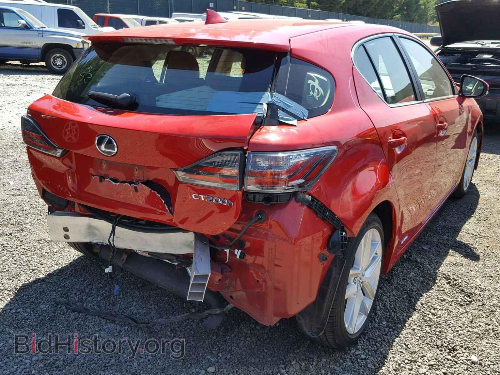 2014 LEXUS CT 200 - VIN: JTHKD5BH4E2197973 - Фото 4