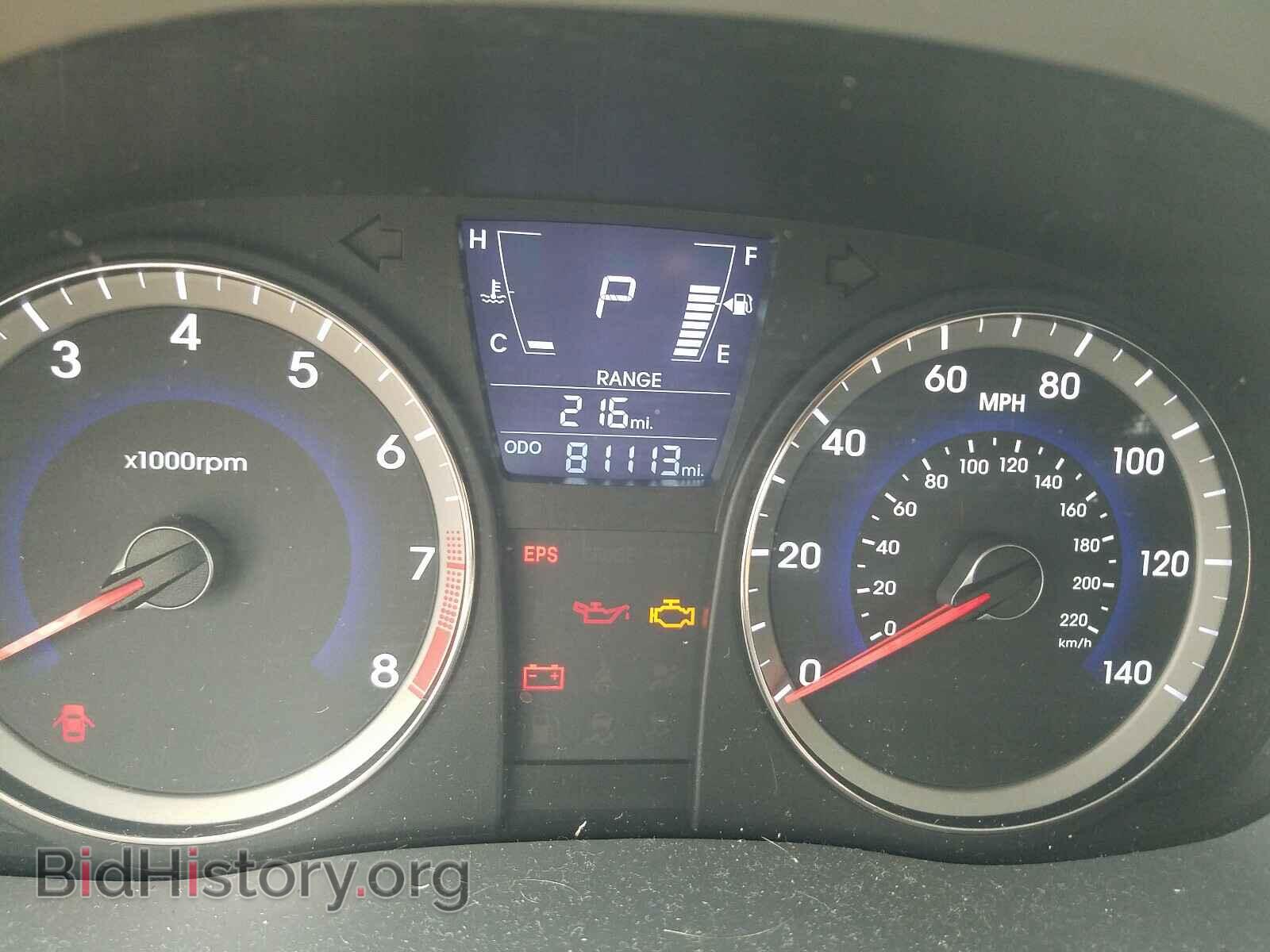 2013 HYUNDAI ACCENT - VIN: KMHCT4AE3DU322437 - Фото 8