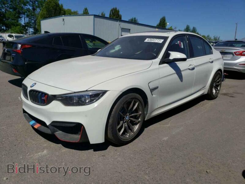2018 BMW M3 (VIN WBS8M9C57J5K99678) — photo 1 of 12, Copart, damage: side