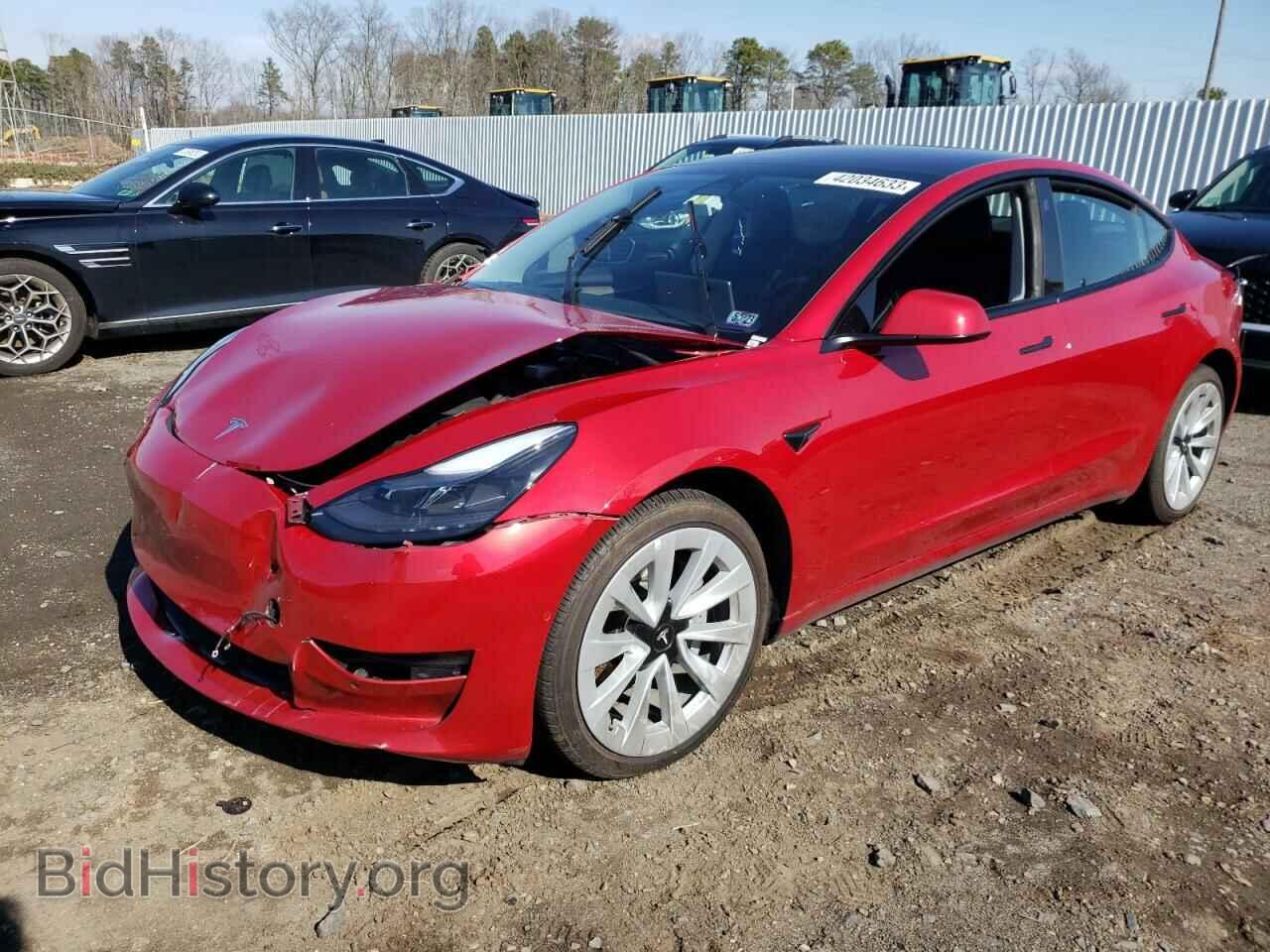 Фотография 5YJ3E1EA3NF187295 - TESLA MODEL 3 2022