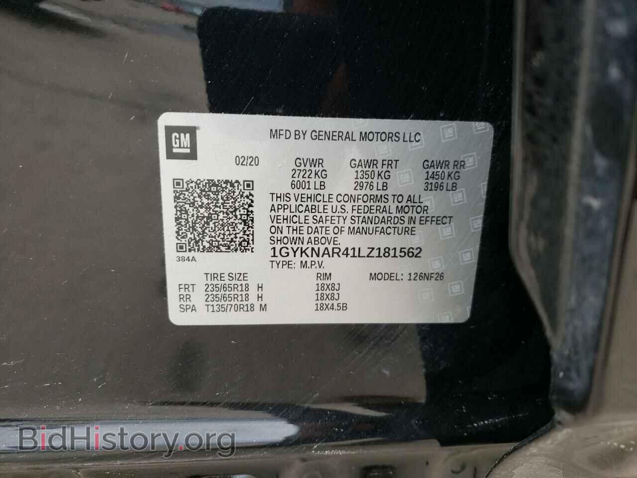 2020 CADILLAC XT5 - VIN: 1GYKNAR41LZ181562 - Фото 10