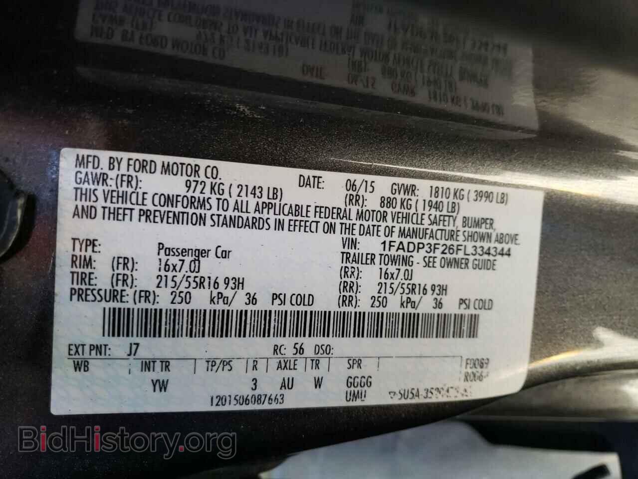 2015 FORD FOCUS - VIN: 1FADP3F26FL334344 - Фото 13