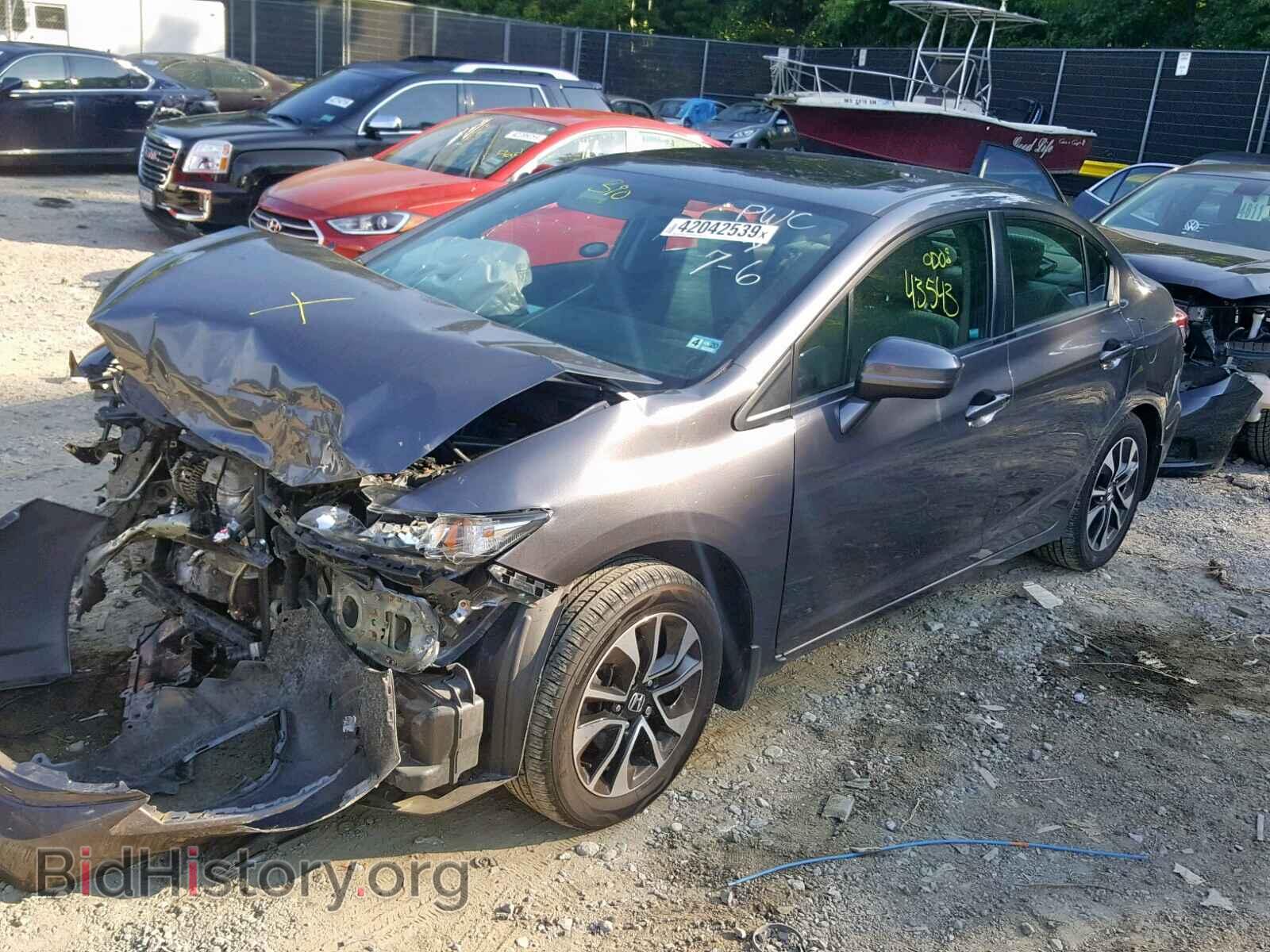 2015 HONDA CIVIC - VIN: 19XFB2F81FE213181 - Фото 2