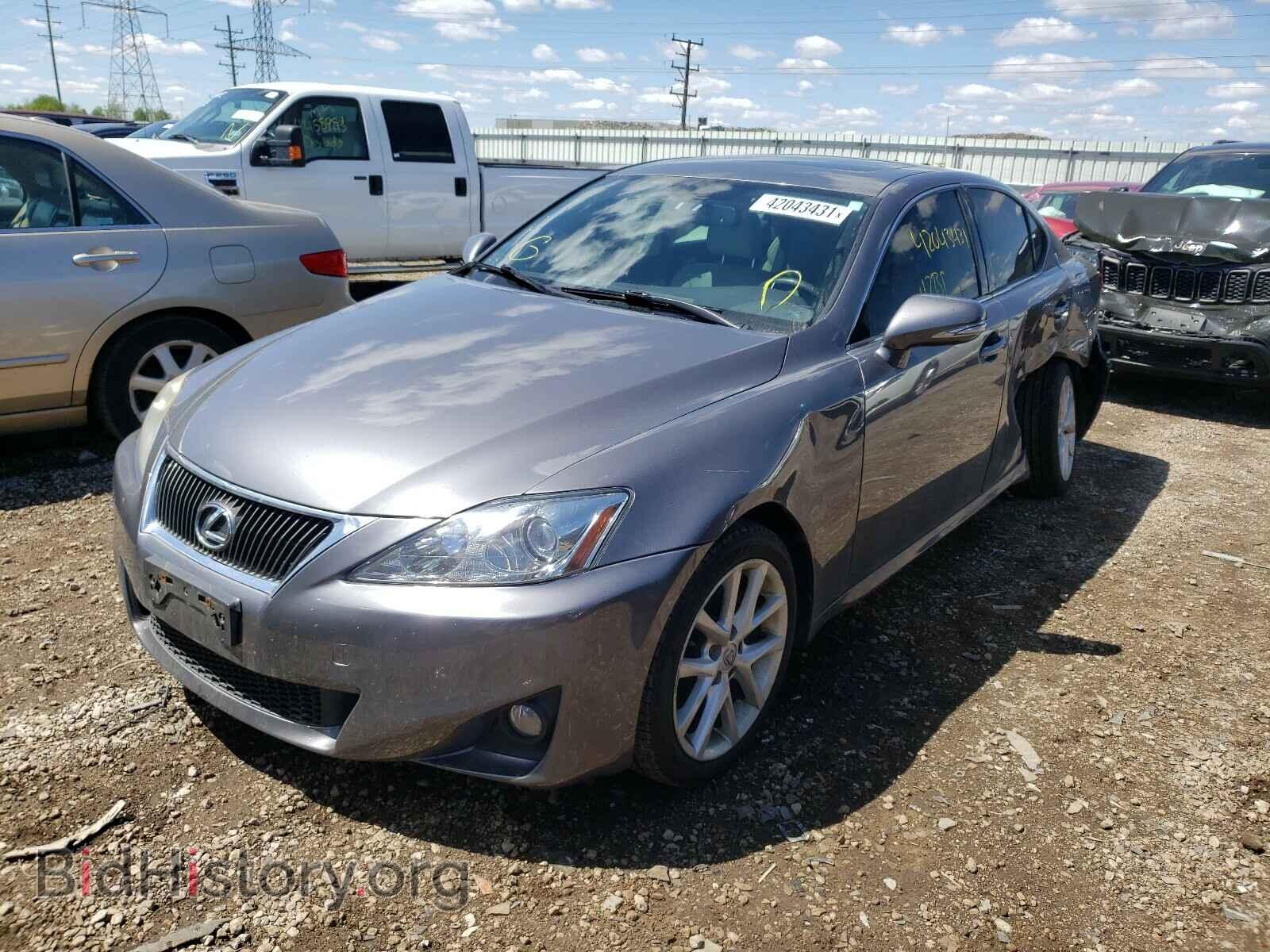 2012 LEXUS IS - VIN: JTHCF5C25C5056124 - Фото 2
